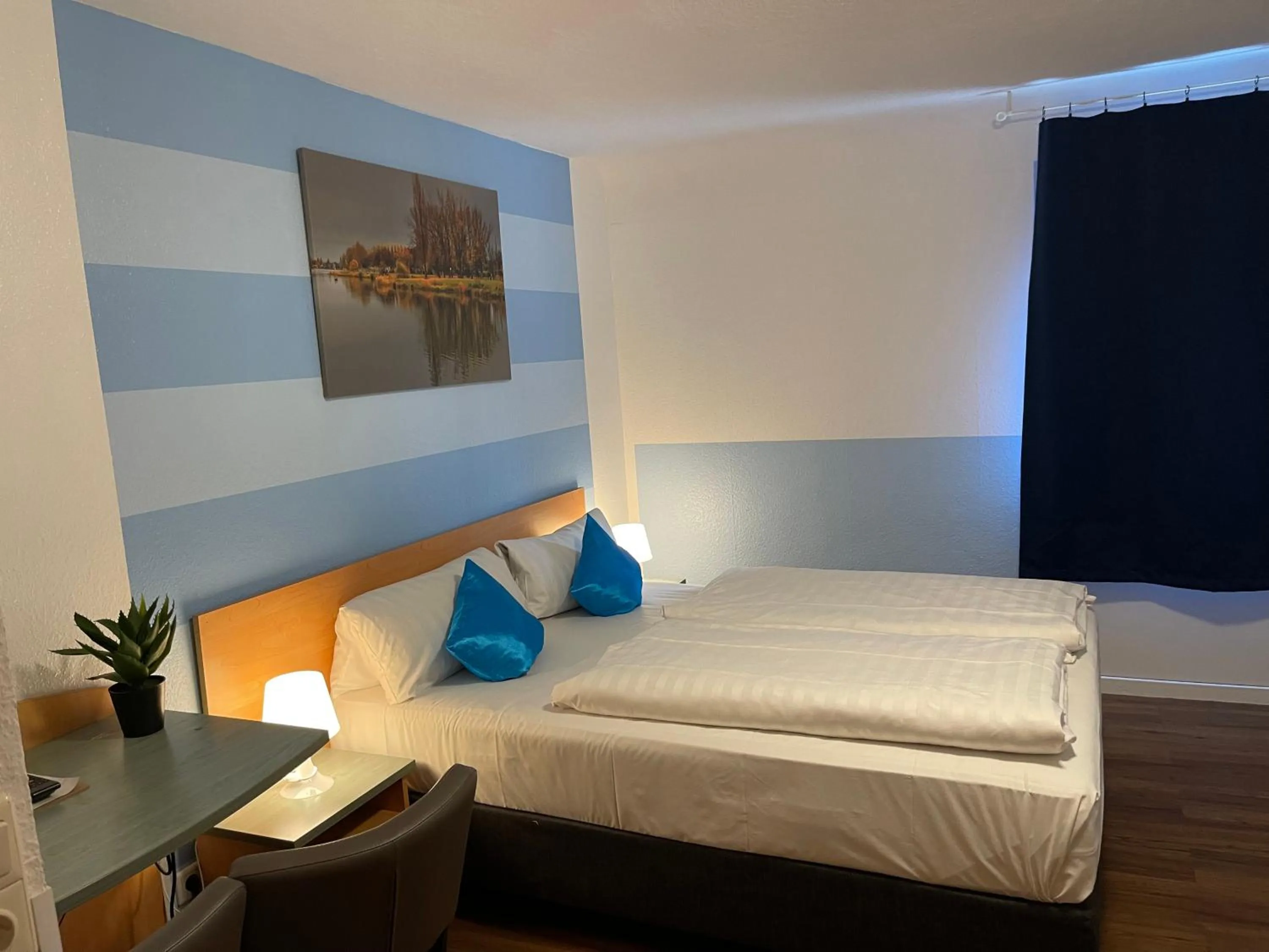 Bed in Residenz Hotel Wuppertal