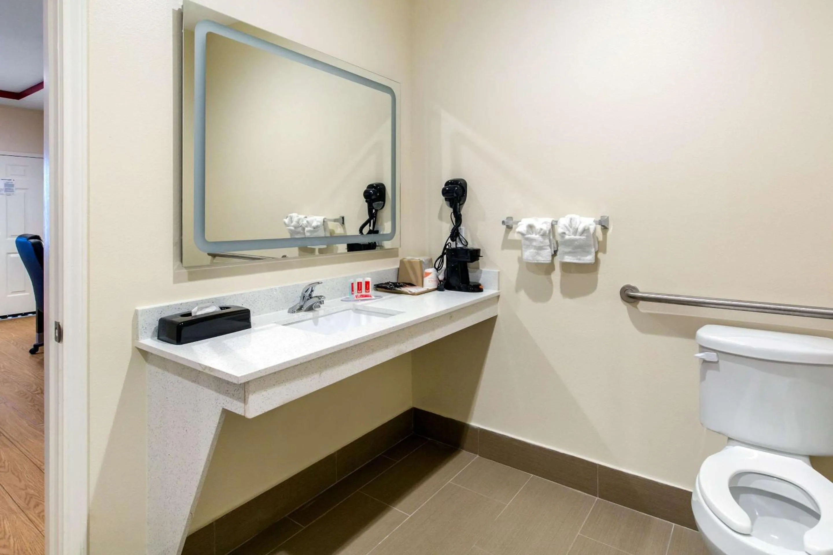 Bathroom in Econo Lodge Inn & Suites Houston Willowbrook