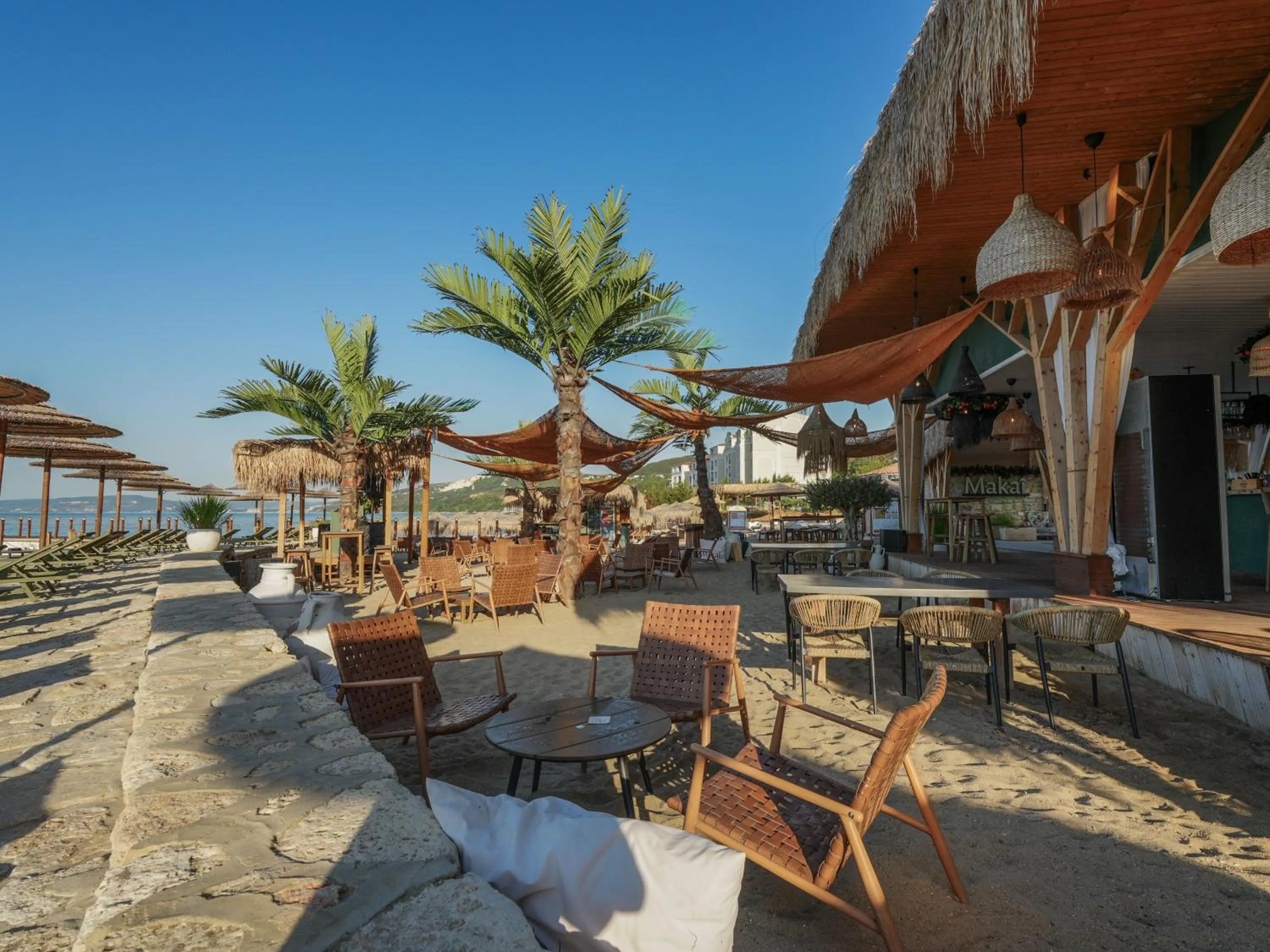 Beach in Hotel Mistral