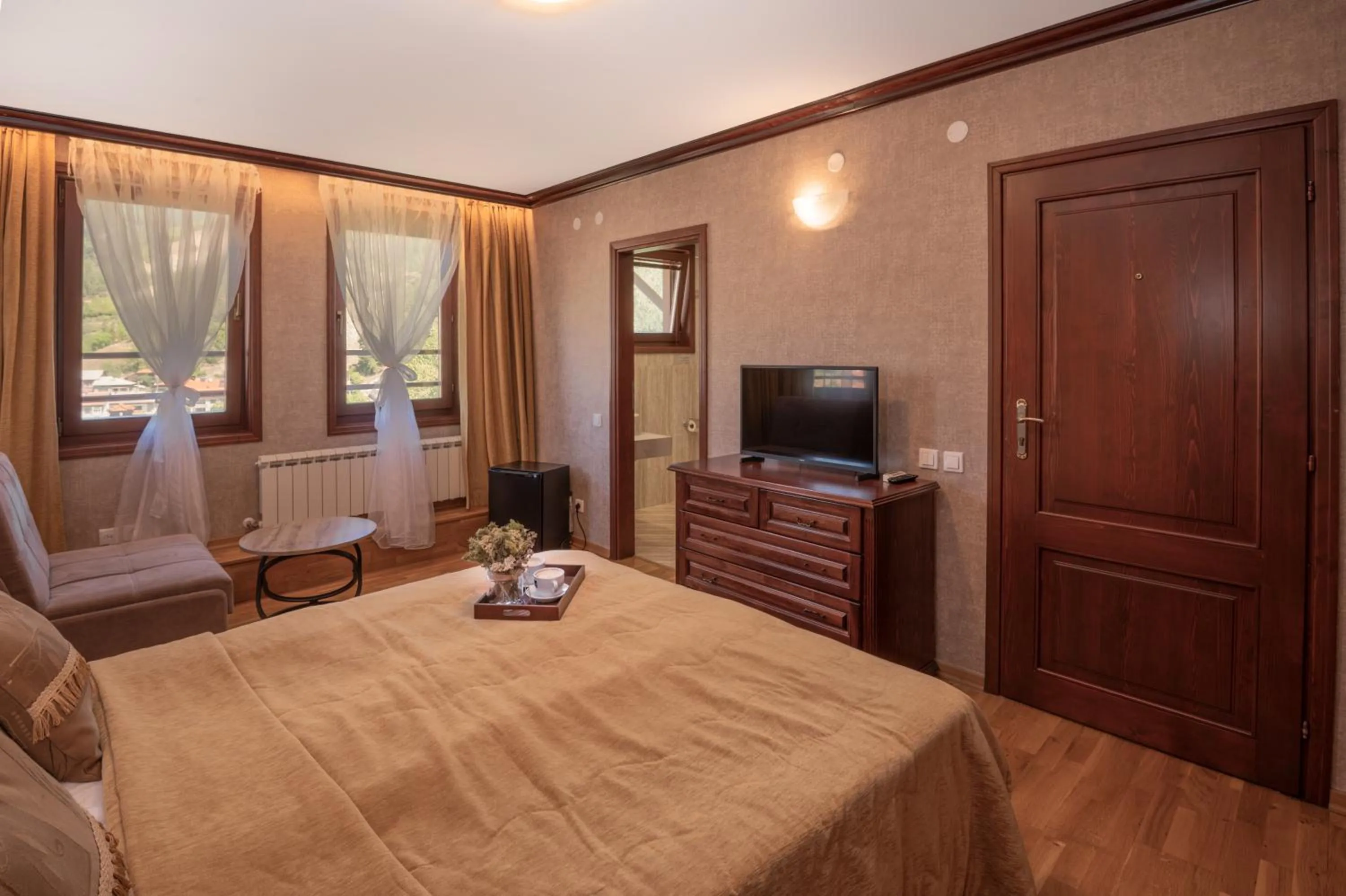 Bedroom, Bed in SPA Hotel Ismena