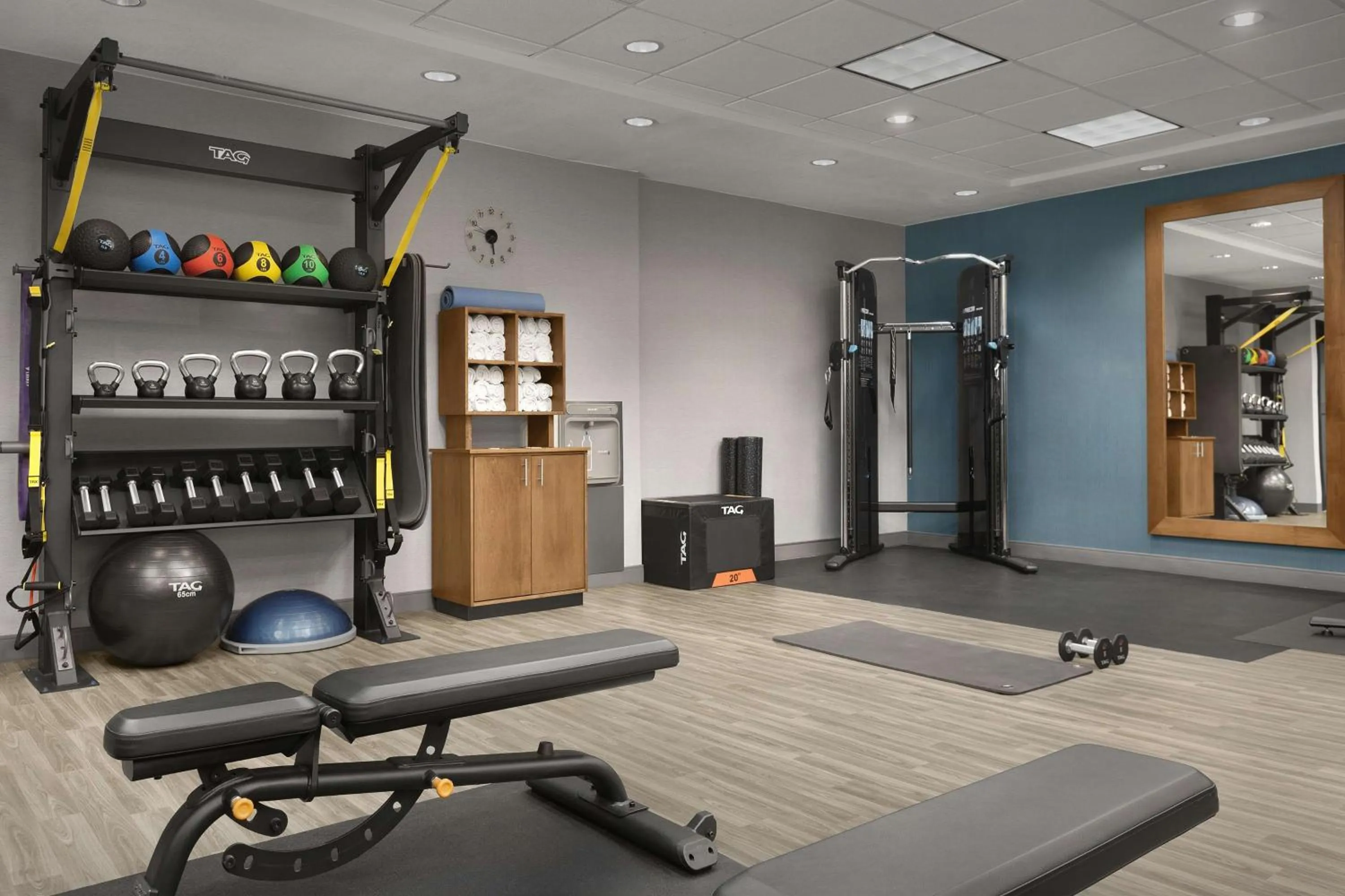Fitness centre/facilities in Hampton Inn Waterloo