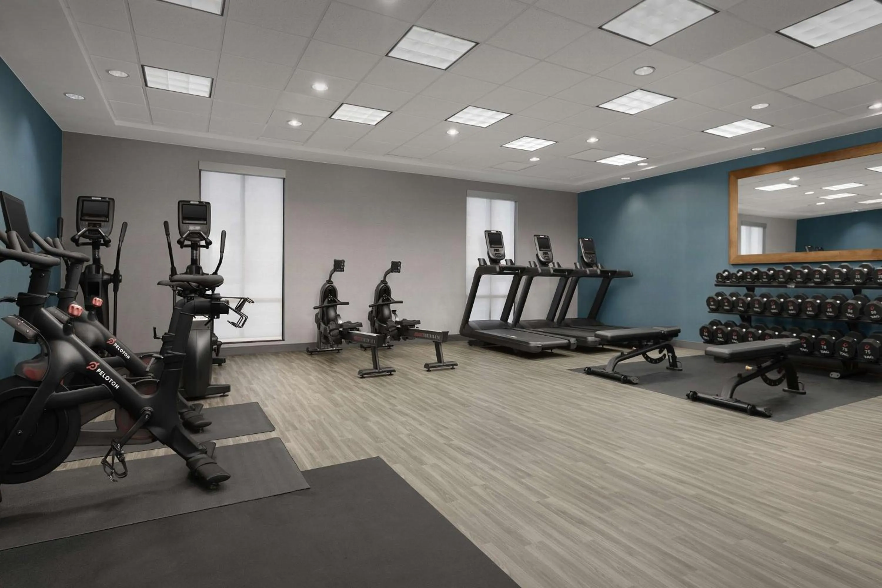 Fitness centre/facilities in Hampton Inn Waterloo