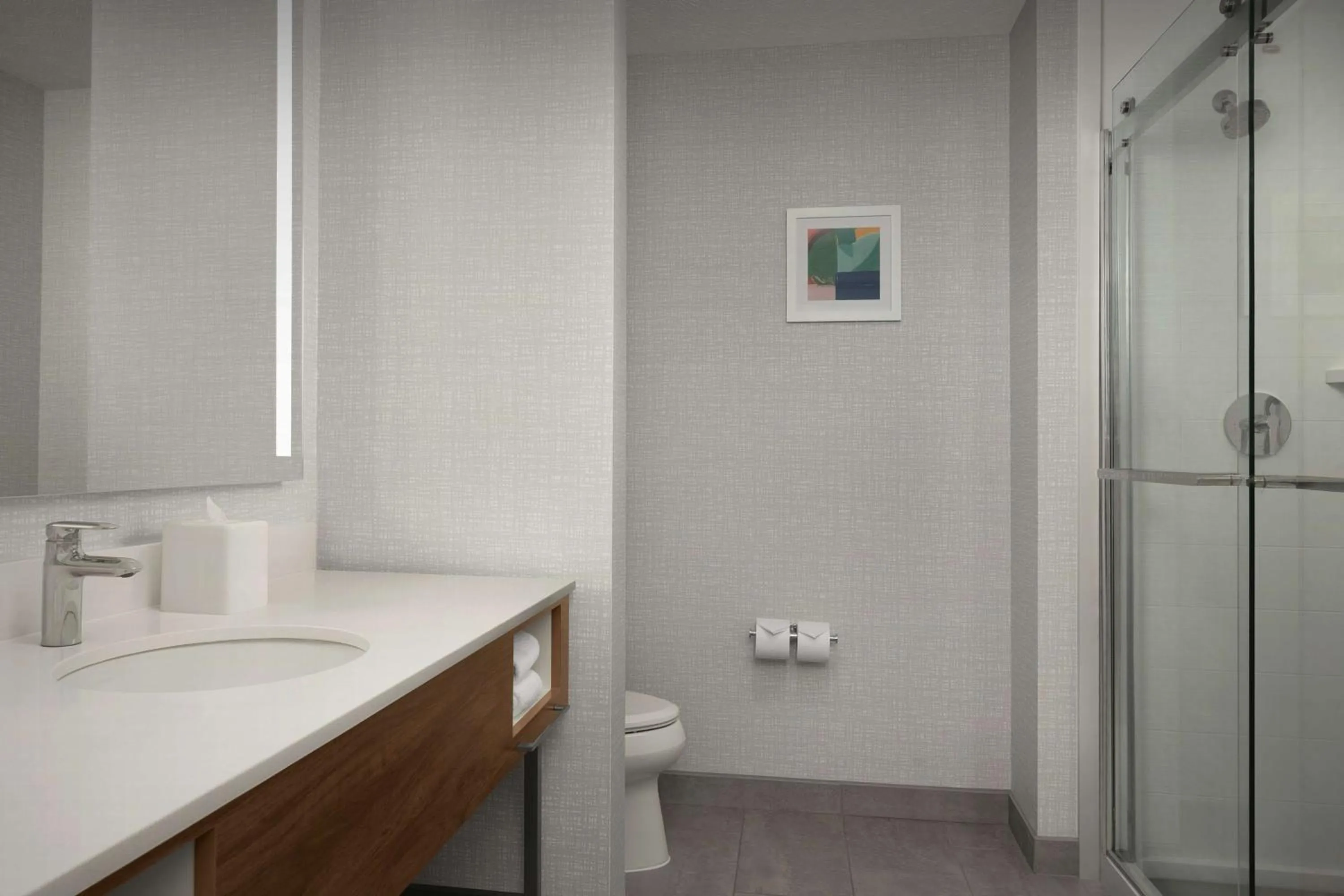 Bathroom in Hampton Inn Waterloo