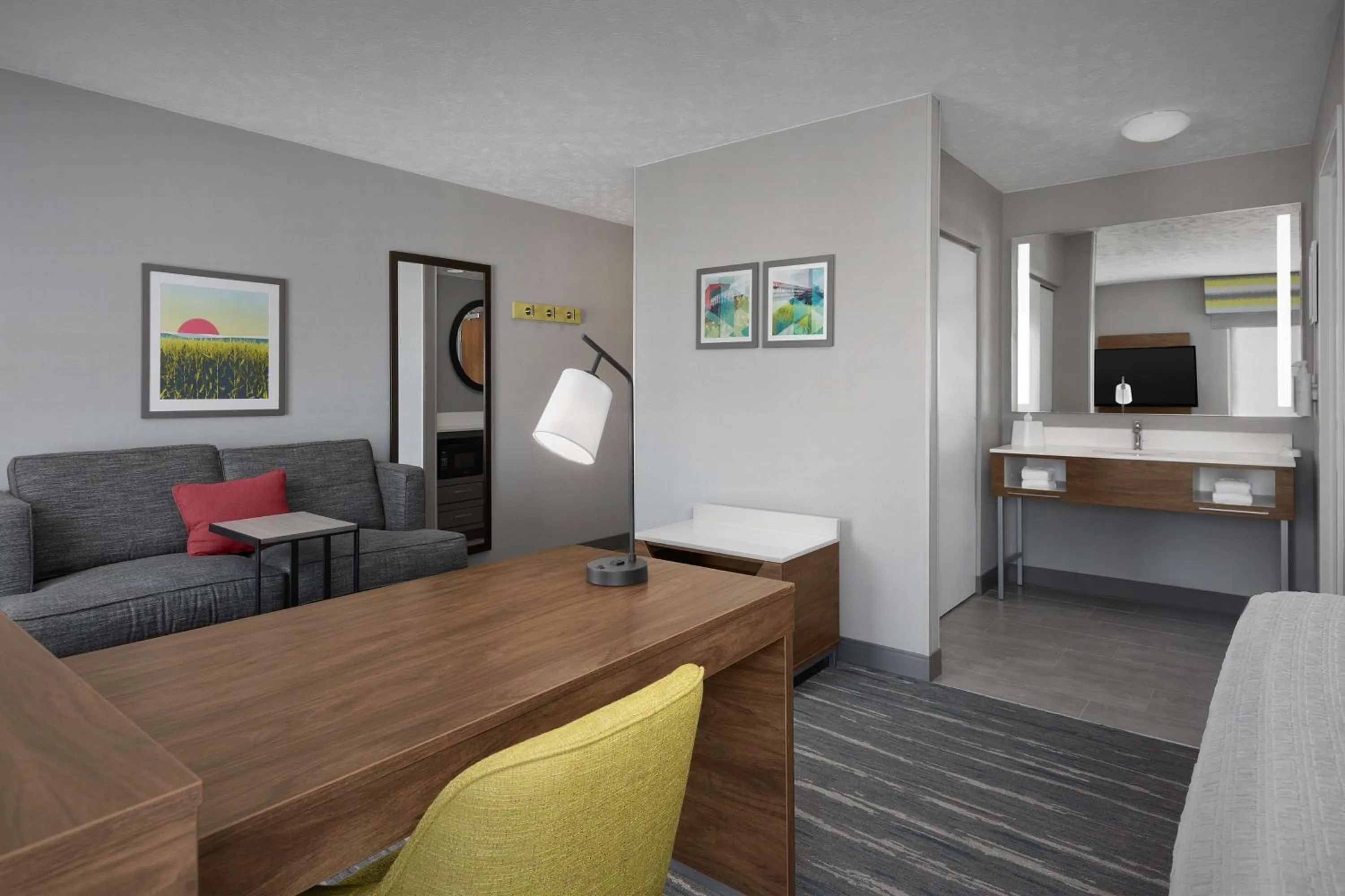 Bedroom in Hampton Inn Waterloo