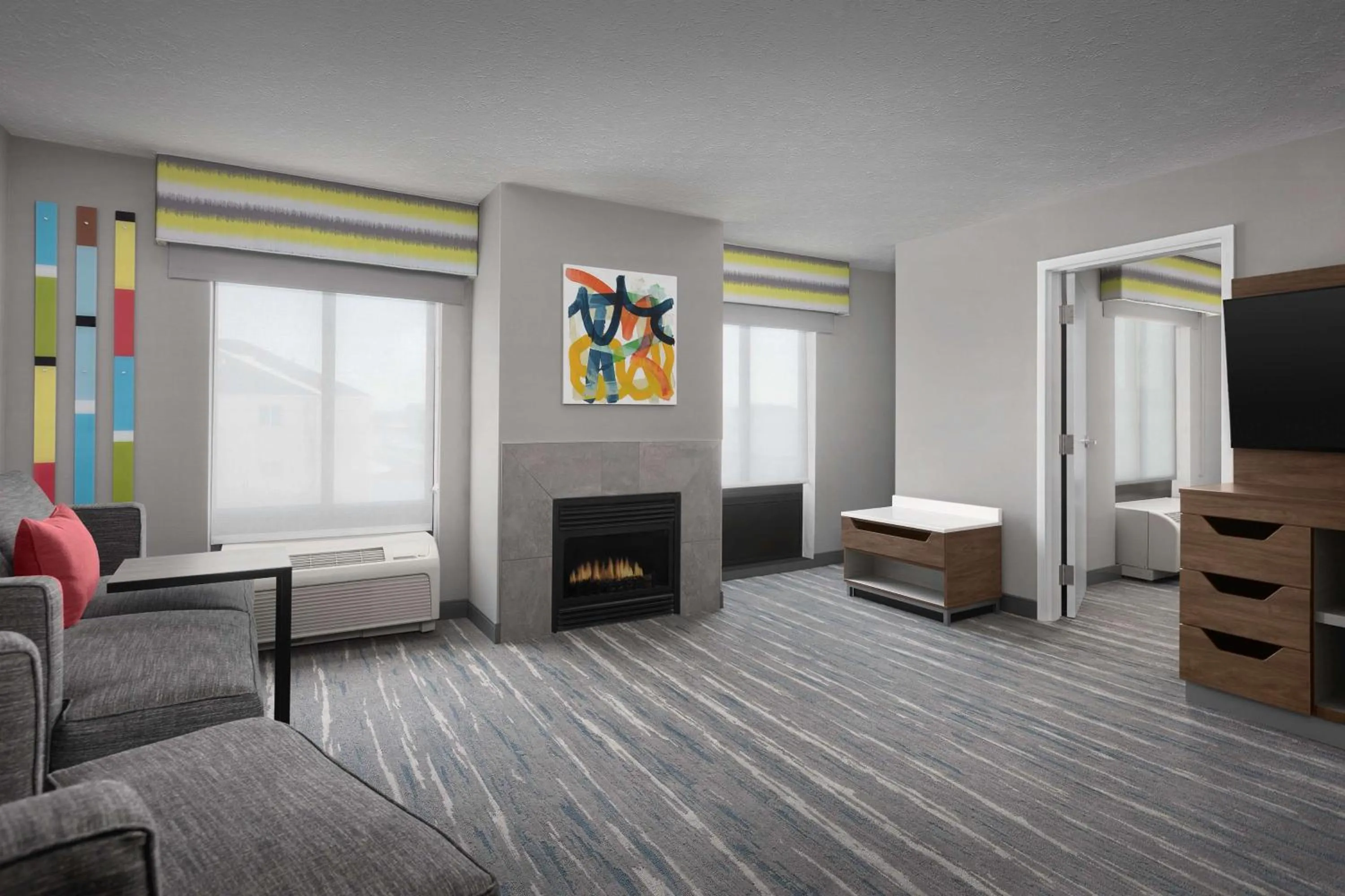 Living room in Hampton Inn Waterloo