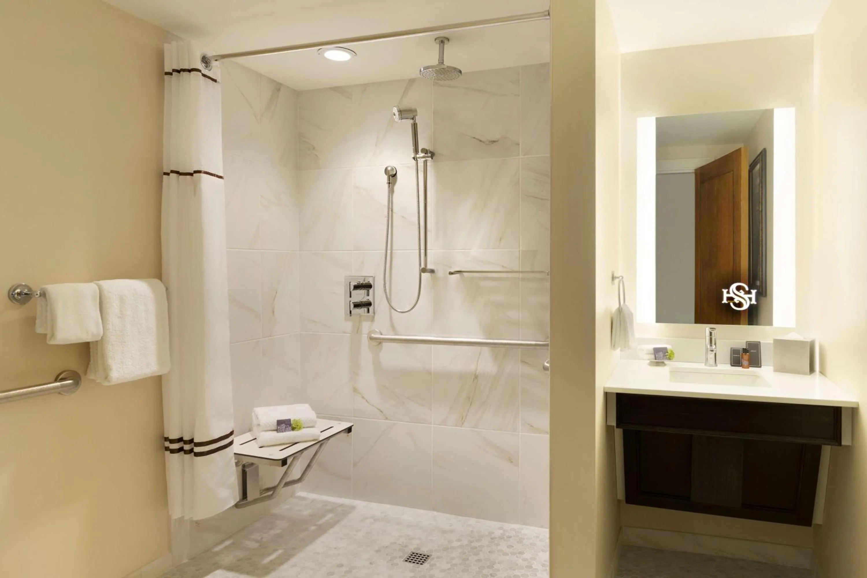 Bathroom in Hotel Saranac, Curio Collection By Hilton