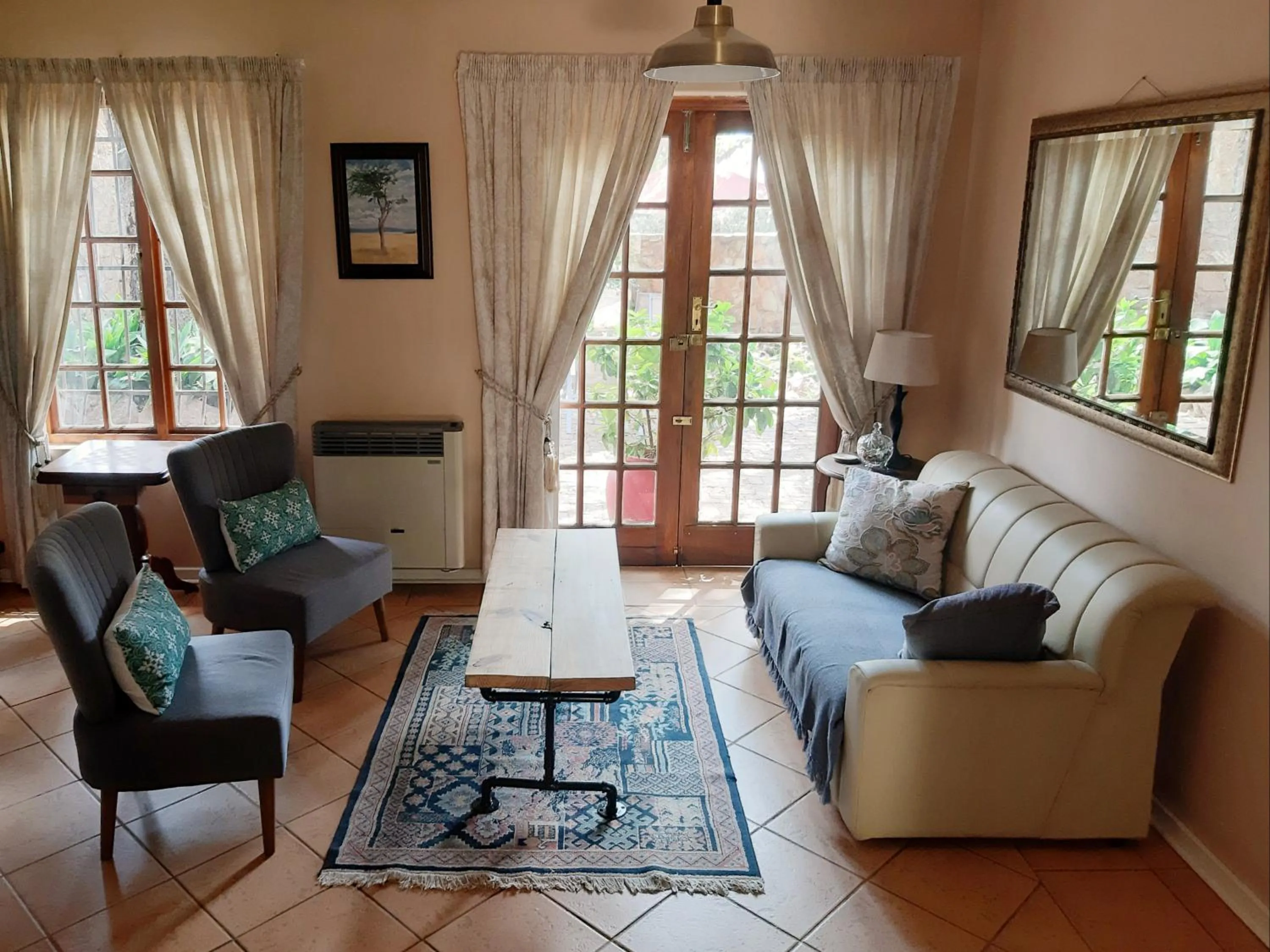 Seating area in Irene B&B