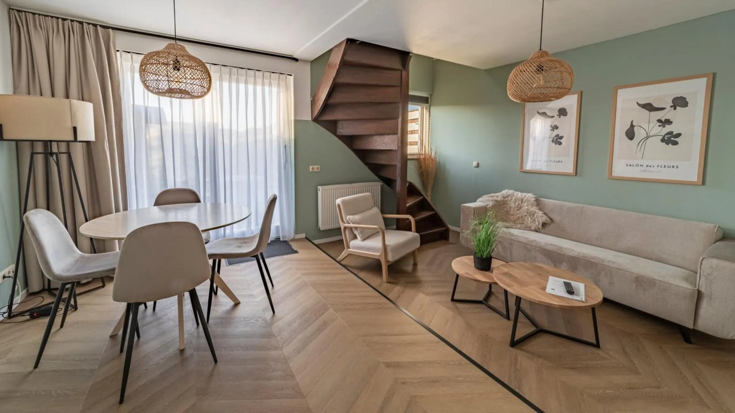 Living room in Strandstudio's Camperduin