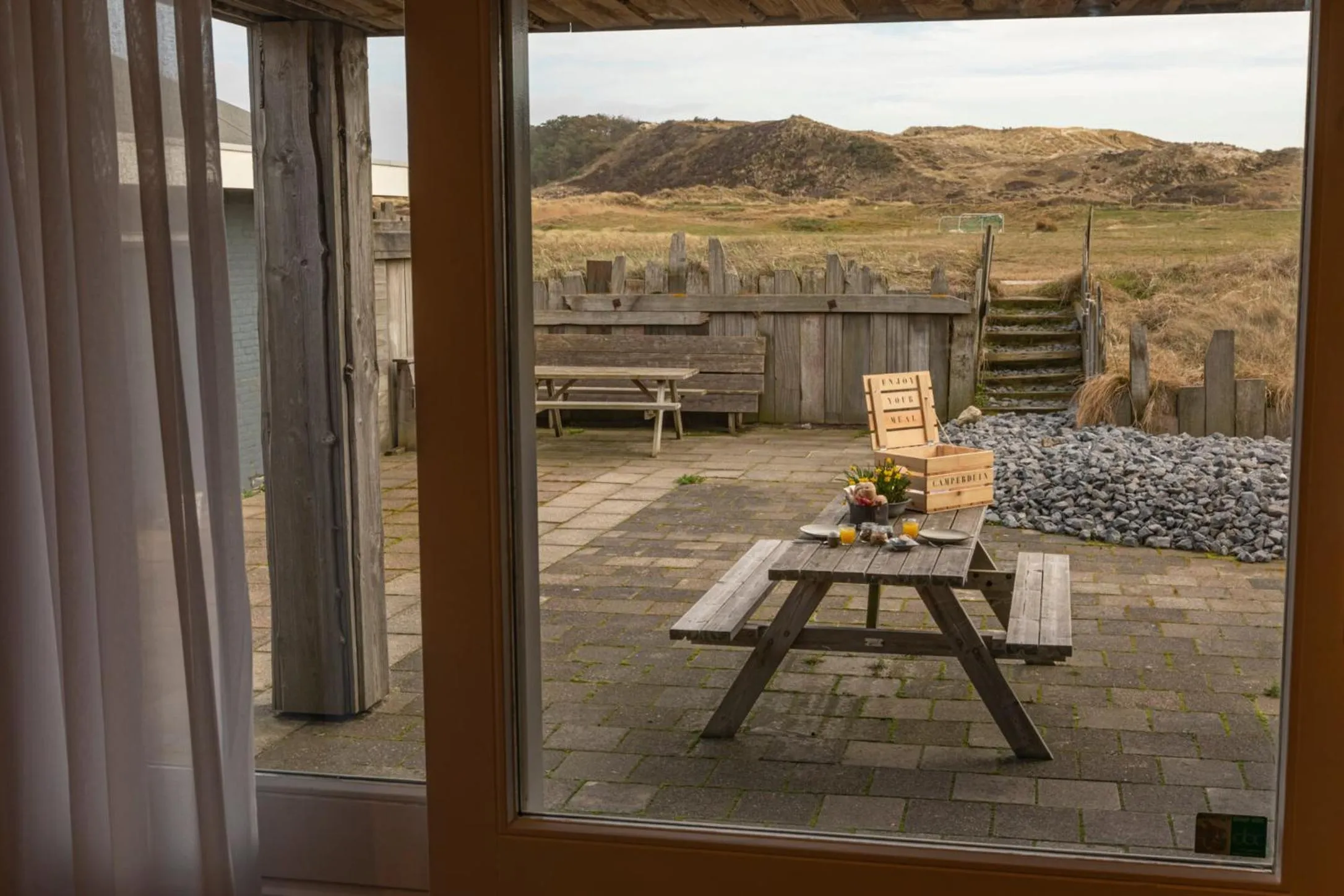 Patio in Strandstudio's Camperduin
