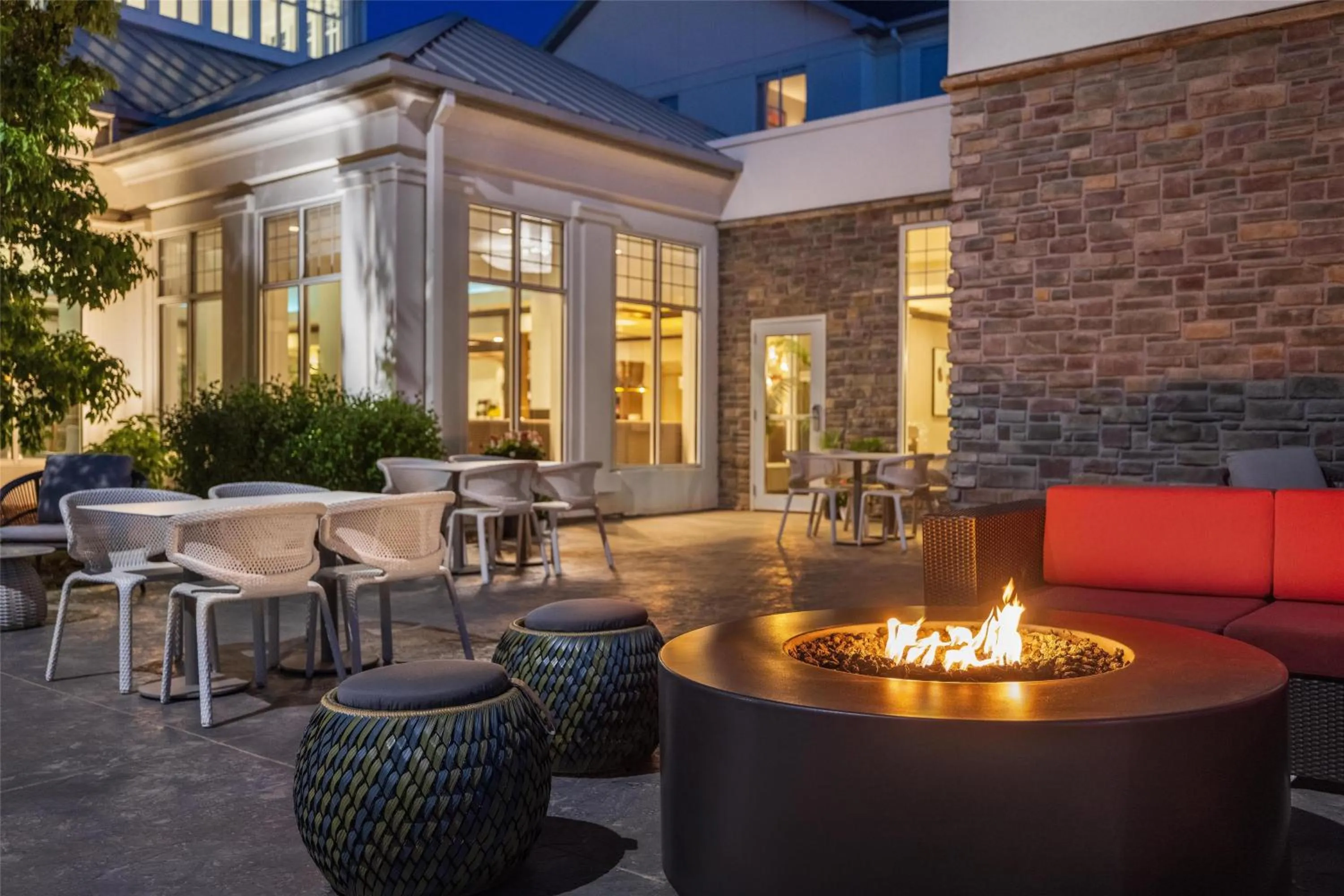 Patio in Hilton Garden Inn Ames