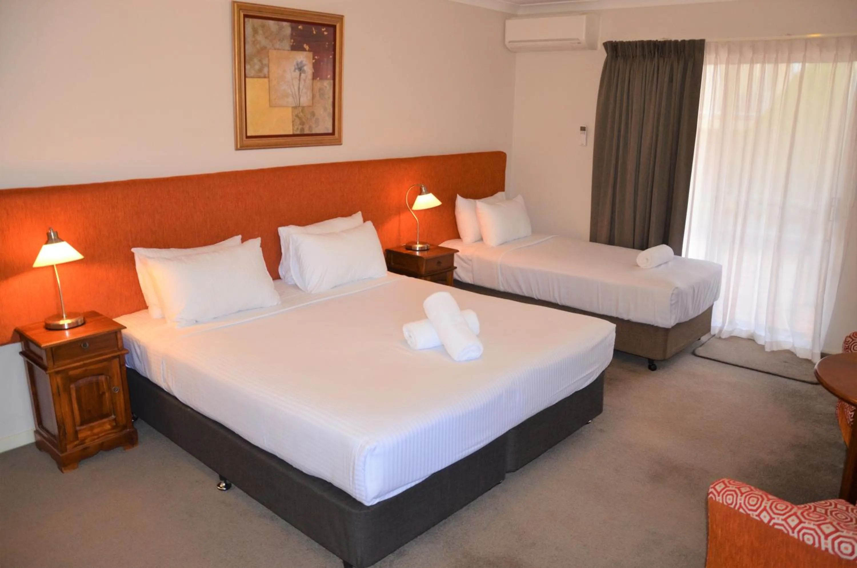 Bed in Higgins Lane Motel