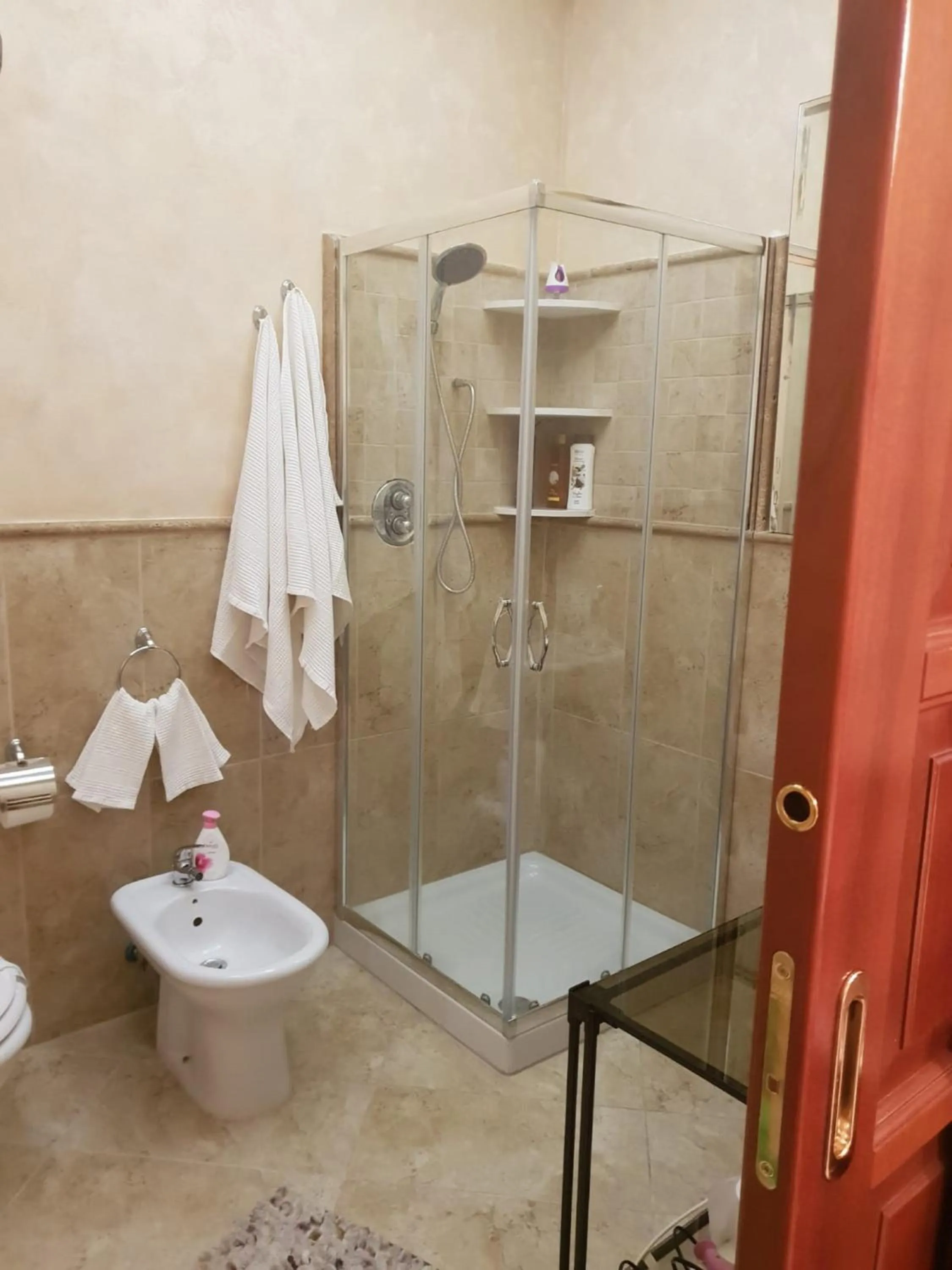 Shower in Lussuoso B&B