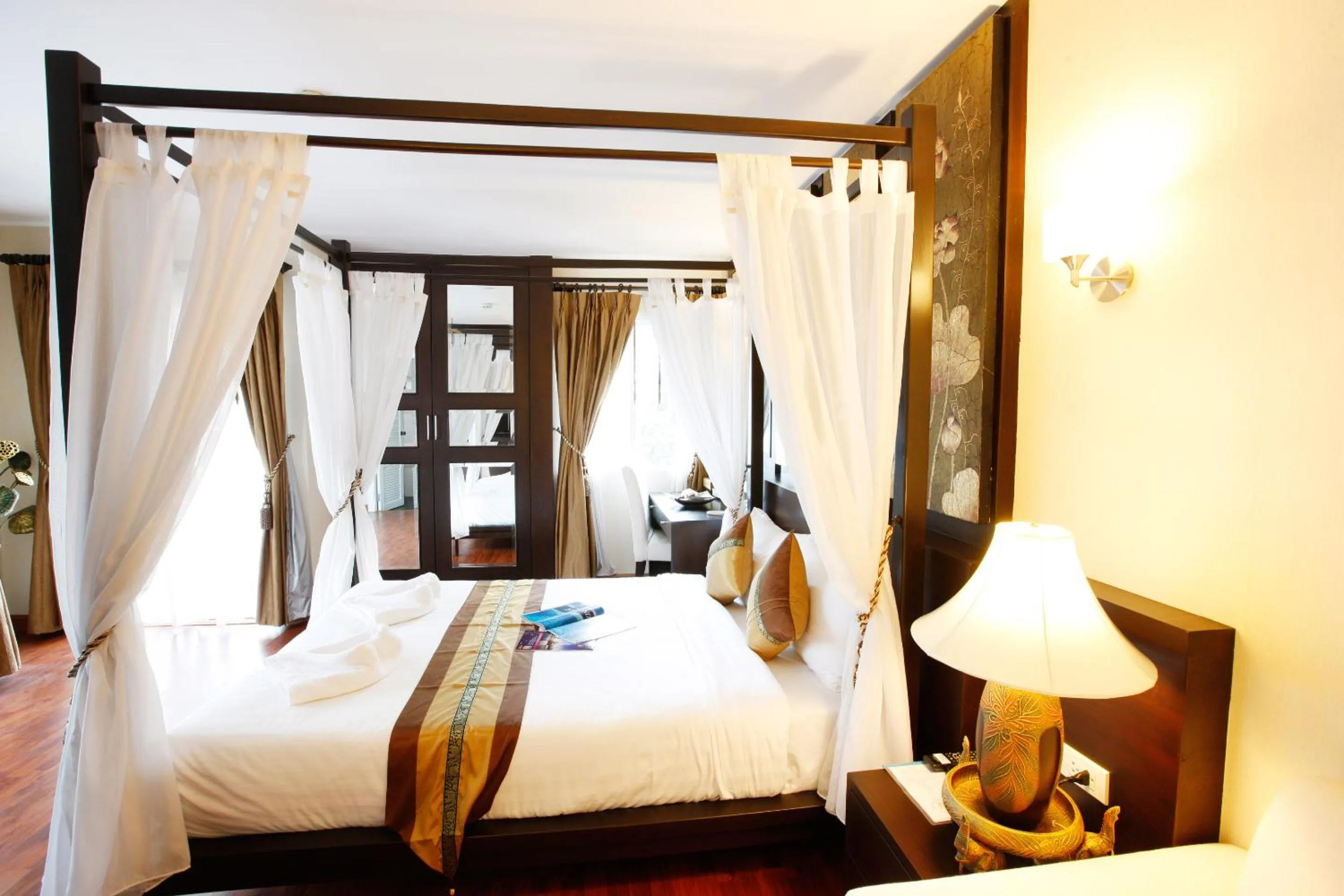 Photo of the whole room, Bed in Mirth Sathorn Hotel