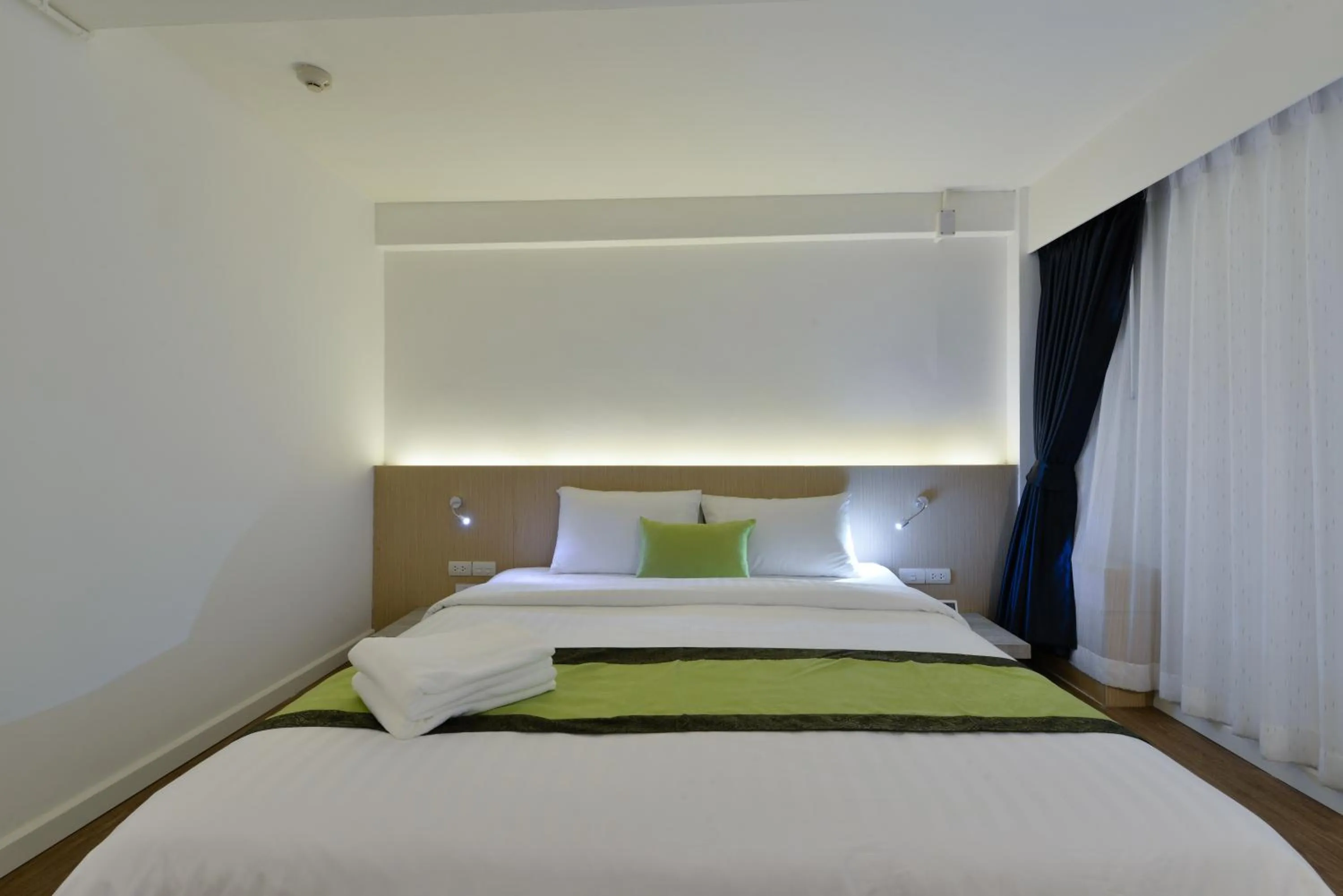 Bed in iCheck inn Sukhumvit 19