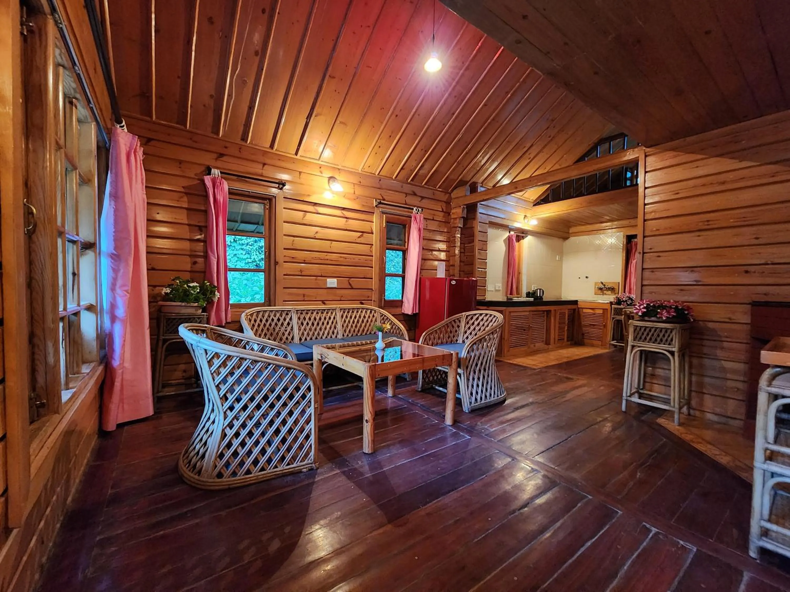 Seating area in The Chalets Naldehra