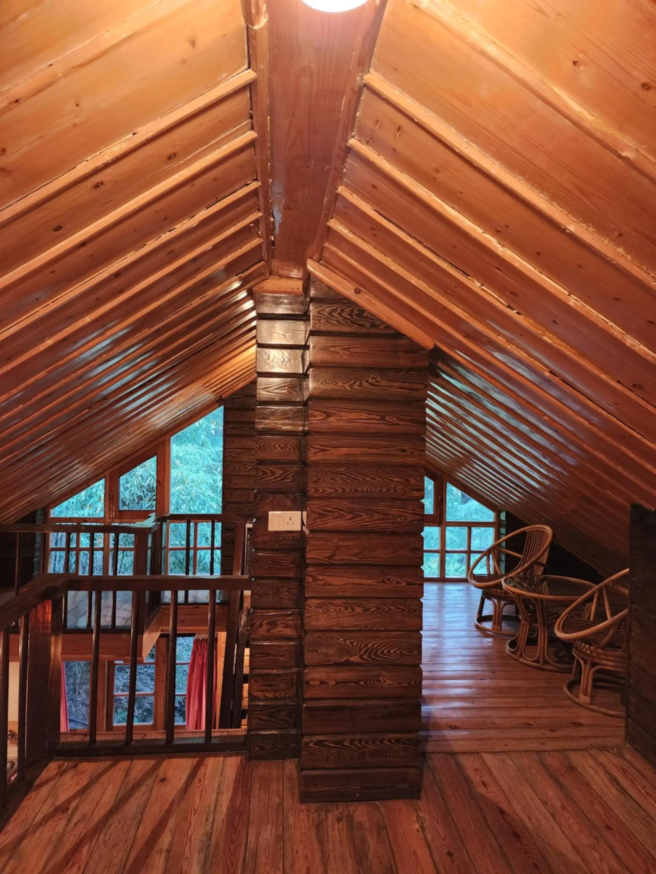 Seating area in The Chalets Naldehra