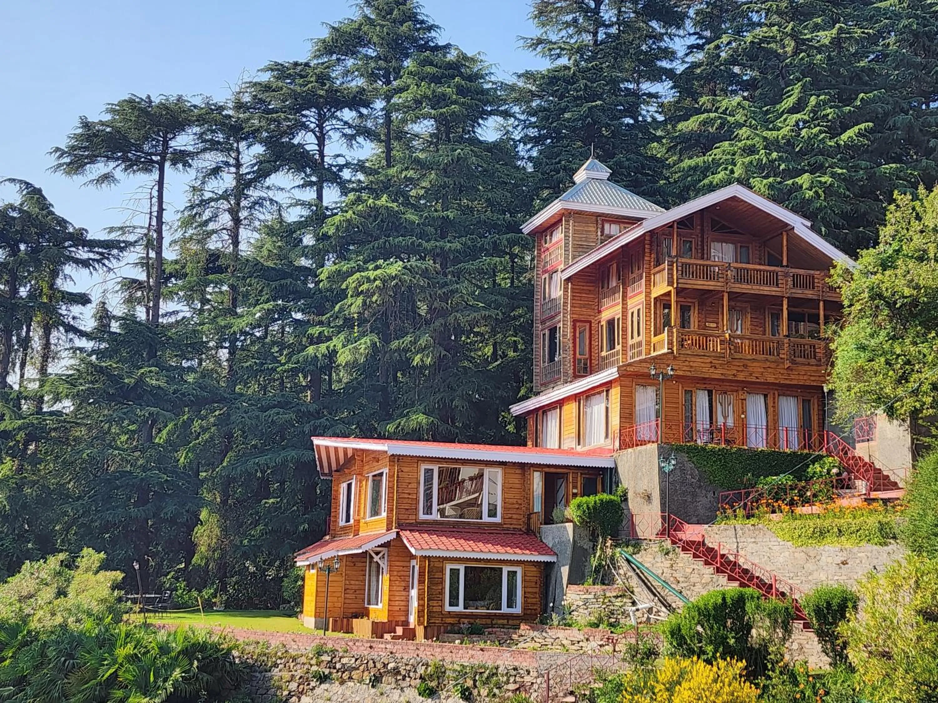 Property building in The Chalets Naldehra