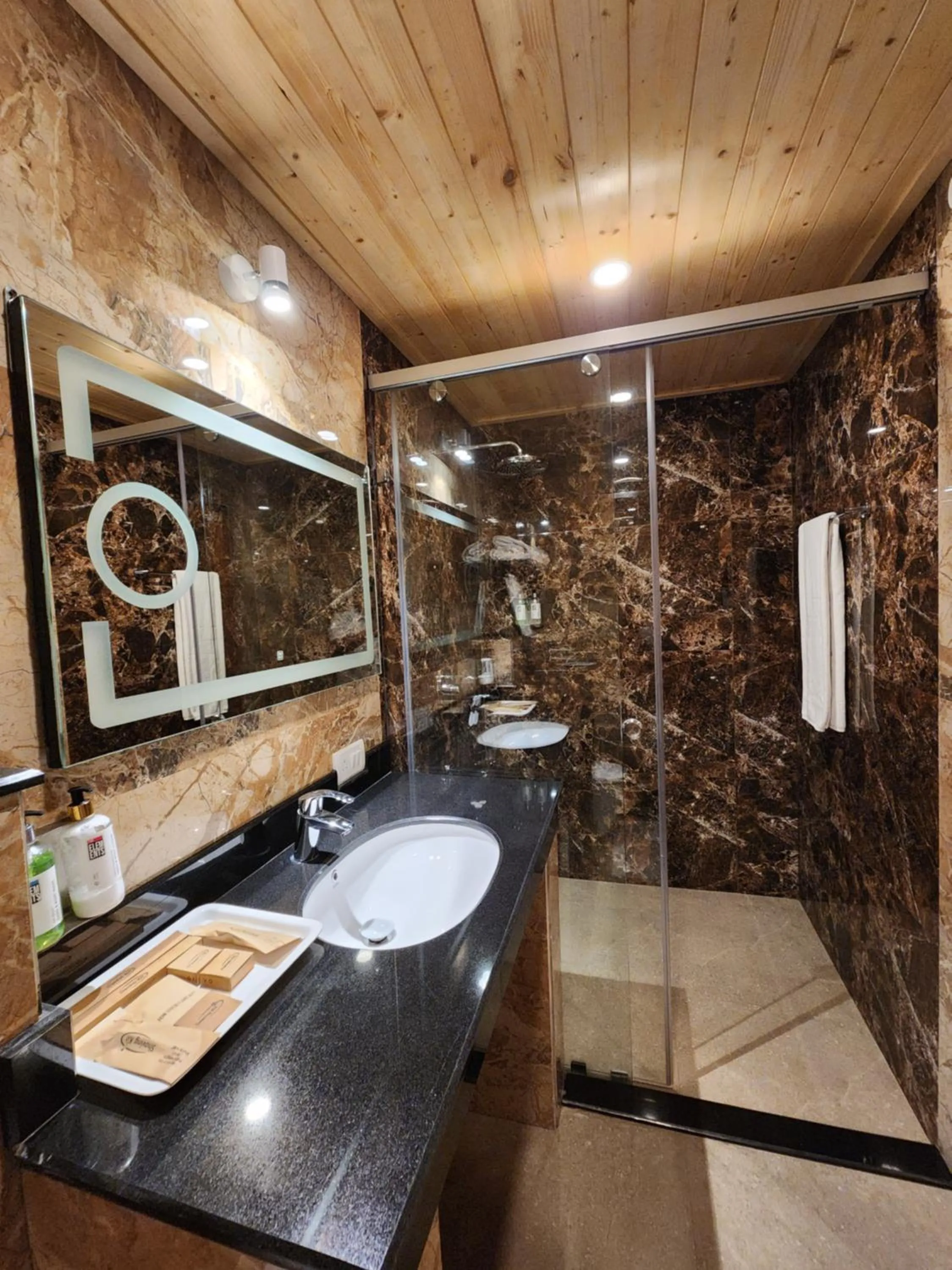 Shower in The Chalets Naldehra