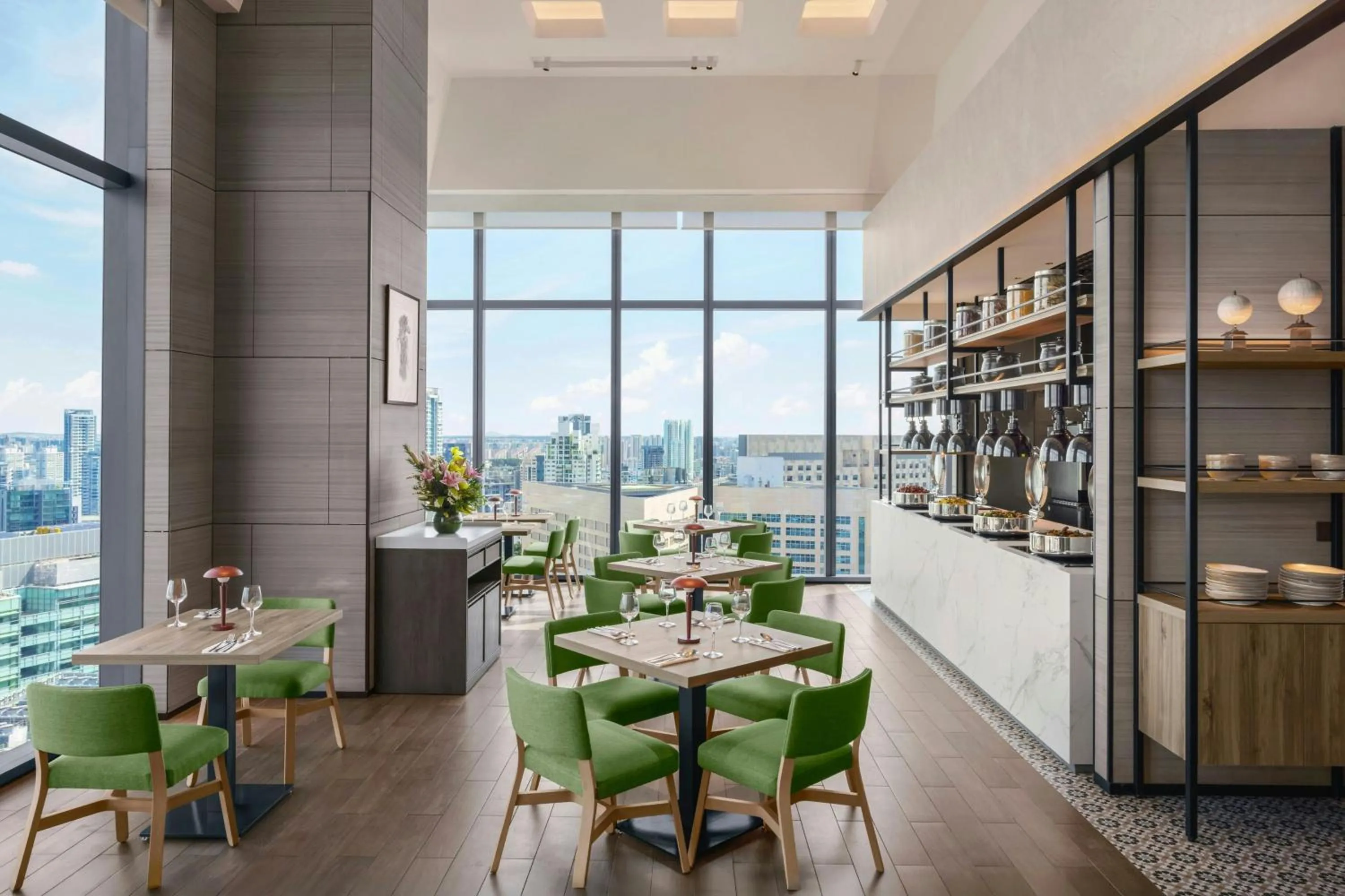 Breakfast in Courtyard by Marriott Singapore Novena