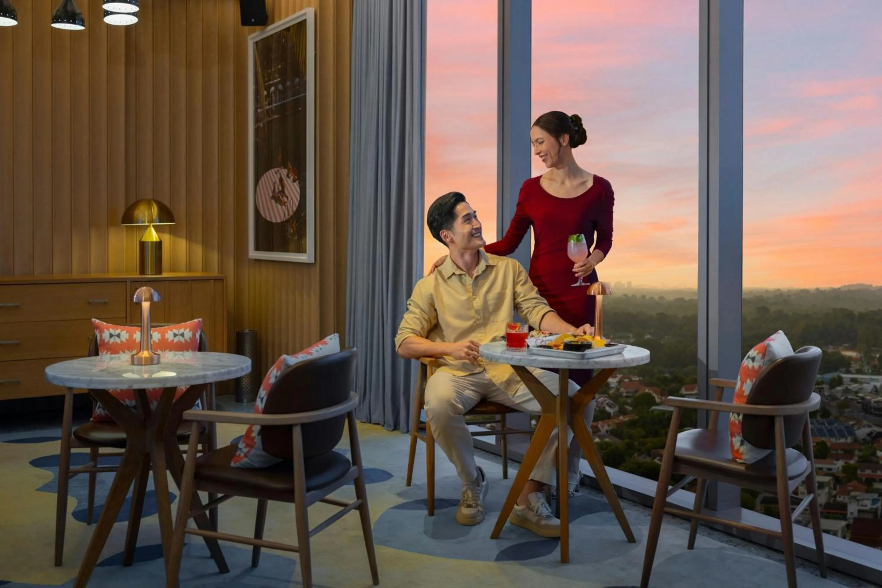 Restaurant/places to eat in Courtyard by Marriott Singapore Novena