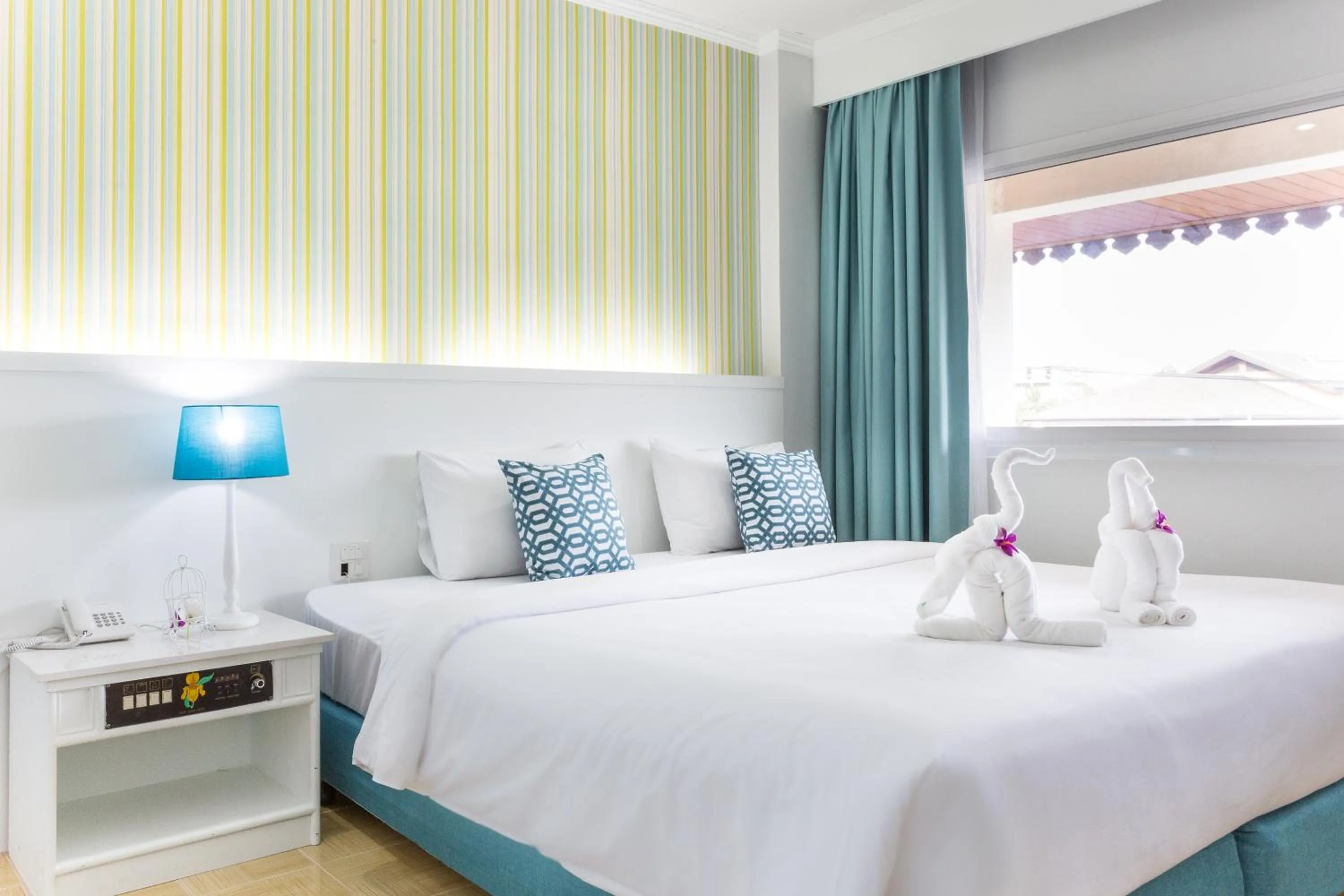 Bed in Krabi Royal Hotel