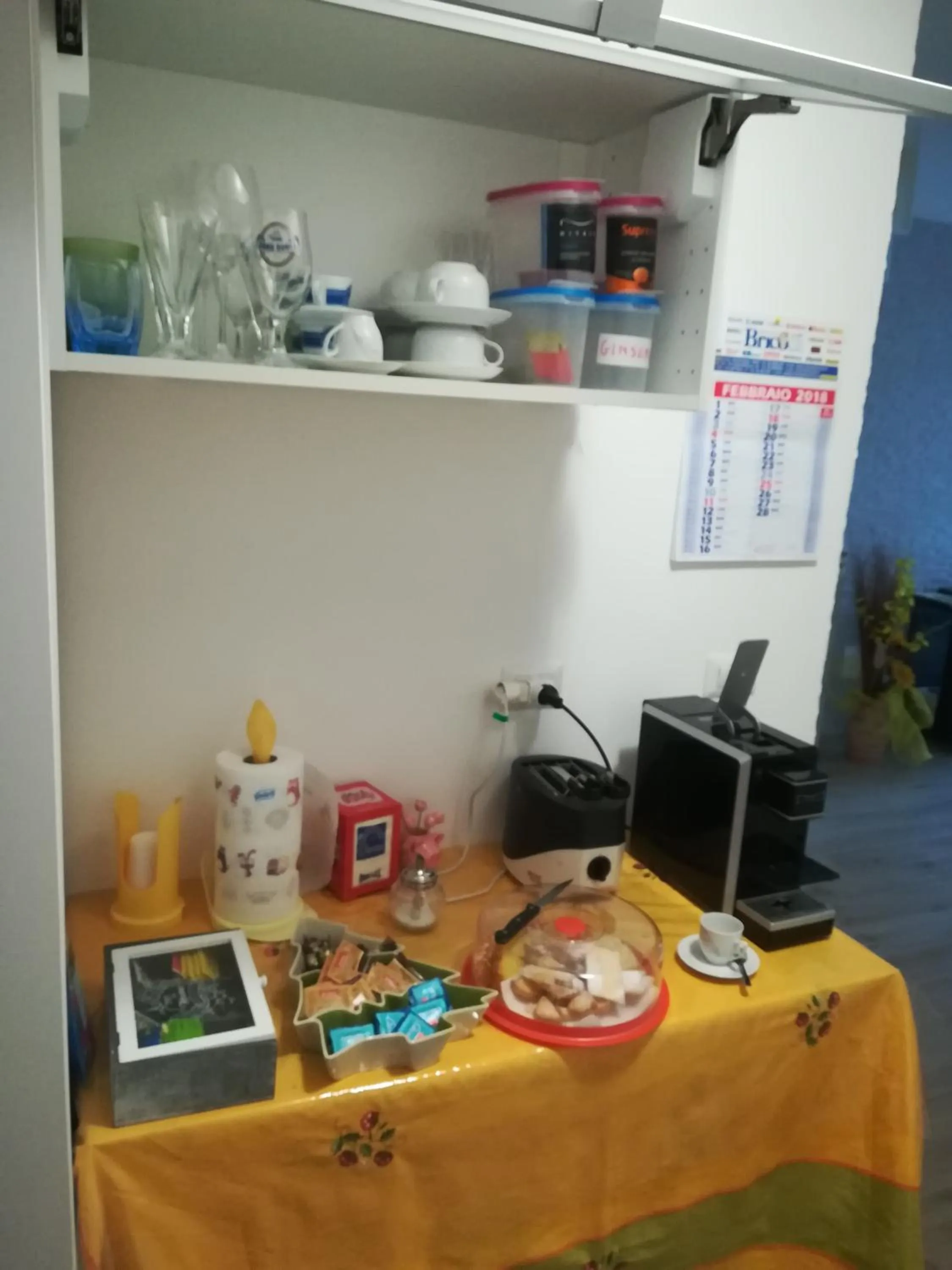 Communal kitchen in B&B Villa Jasiga