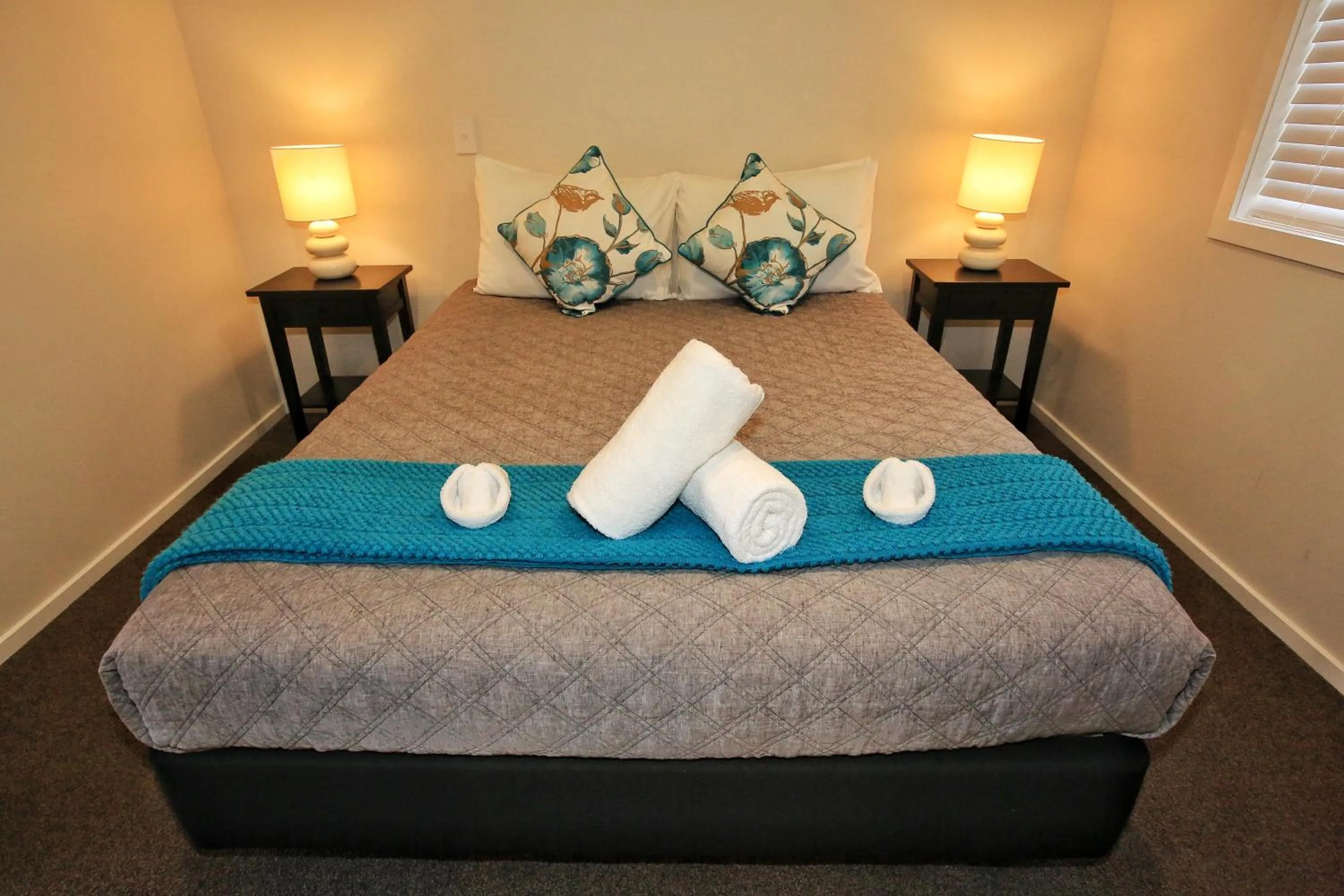 Bed in Franz Alpine Retreat