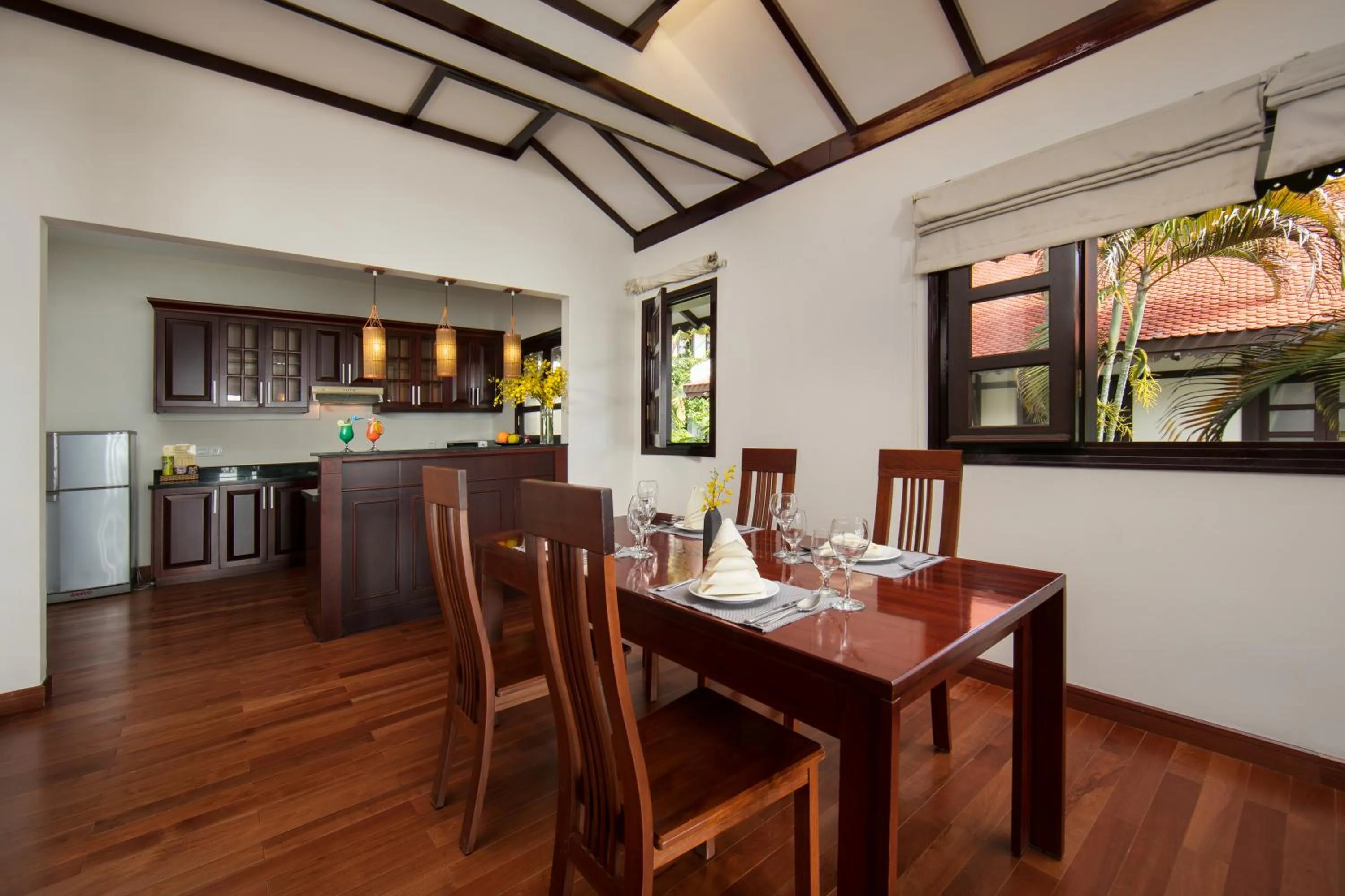 Kitchen or kitchenette in Son Tra Beach Resort & Spa Danang