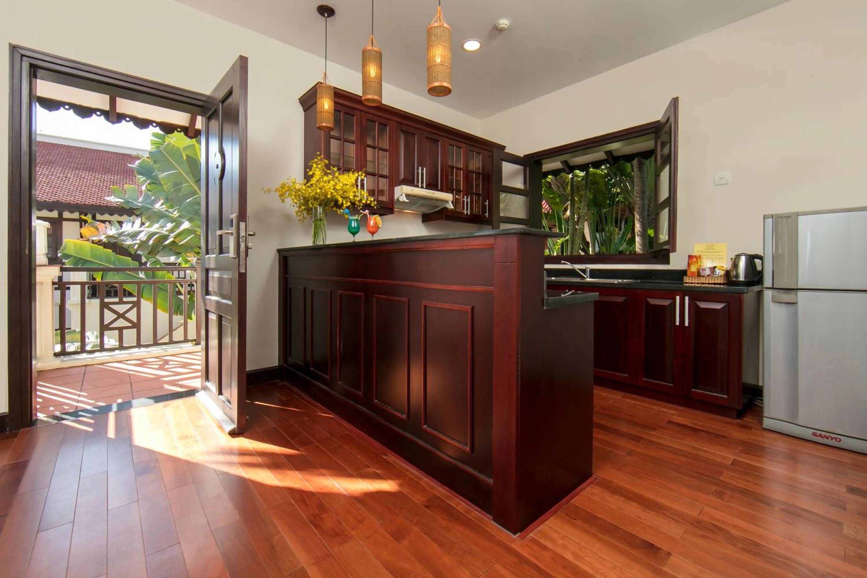 Kitchen or kitchenette in Son Tra Beach Resort & Spa Danang