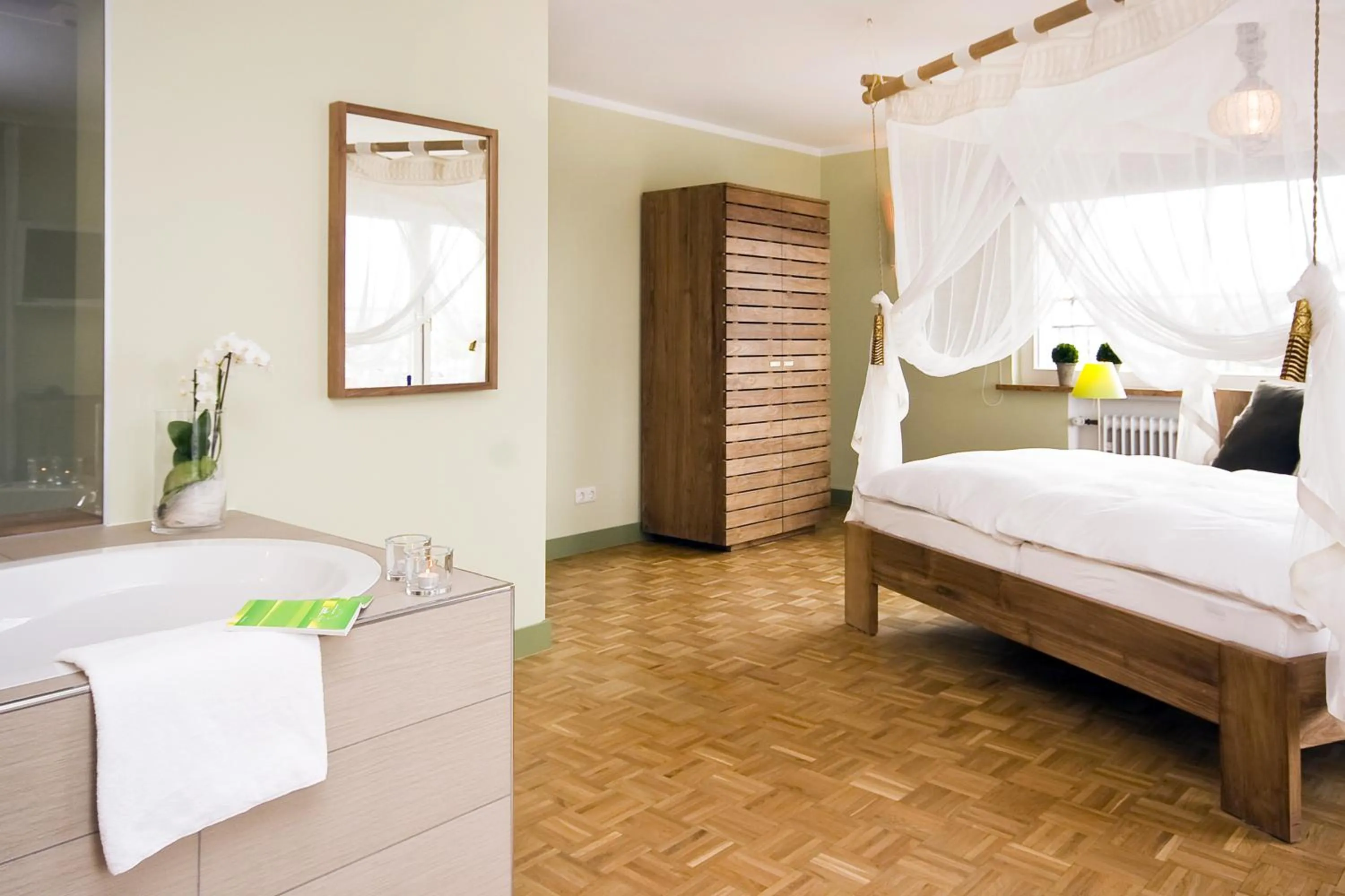 Bed in Hotel Viva Sky