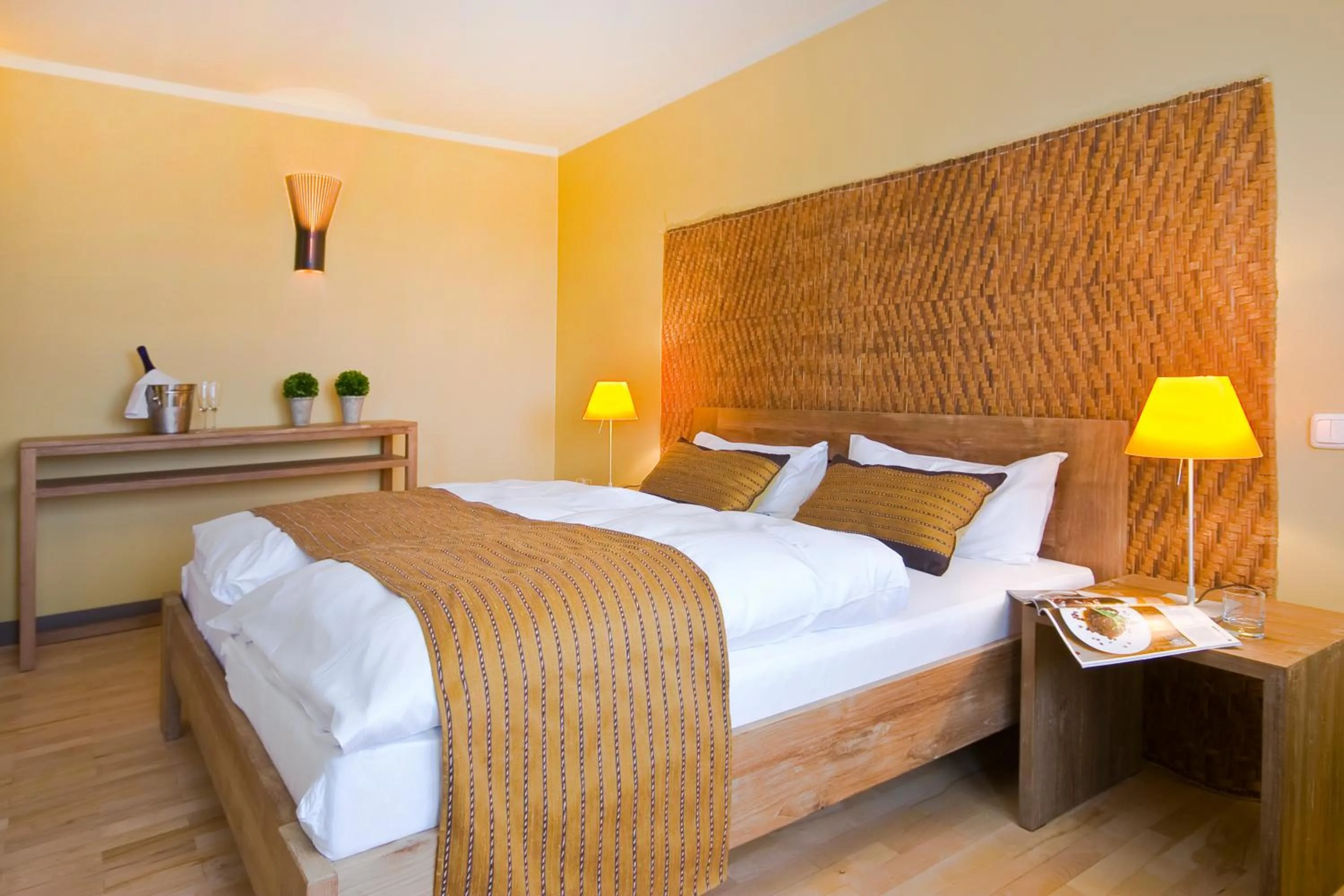 Bed in Hotel Viva Sky