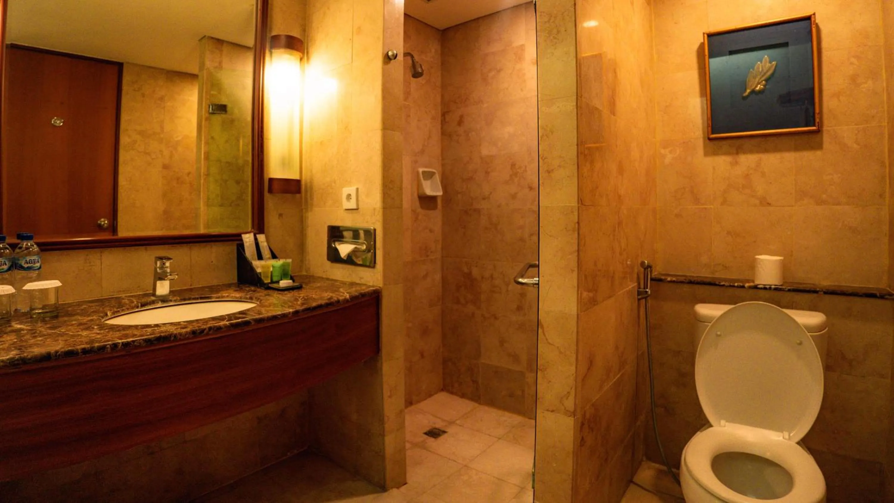 Shower in Kuta Paradiso Hotel