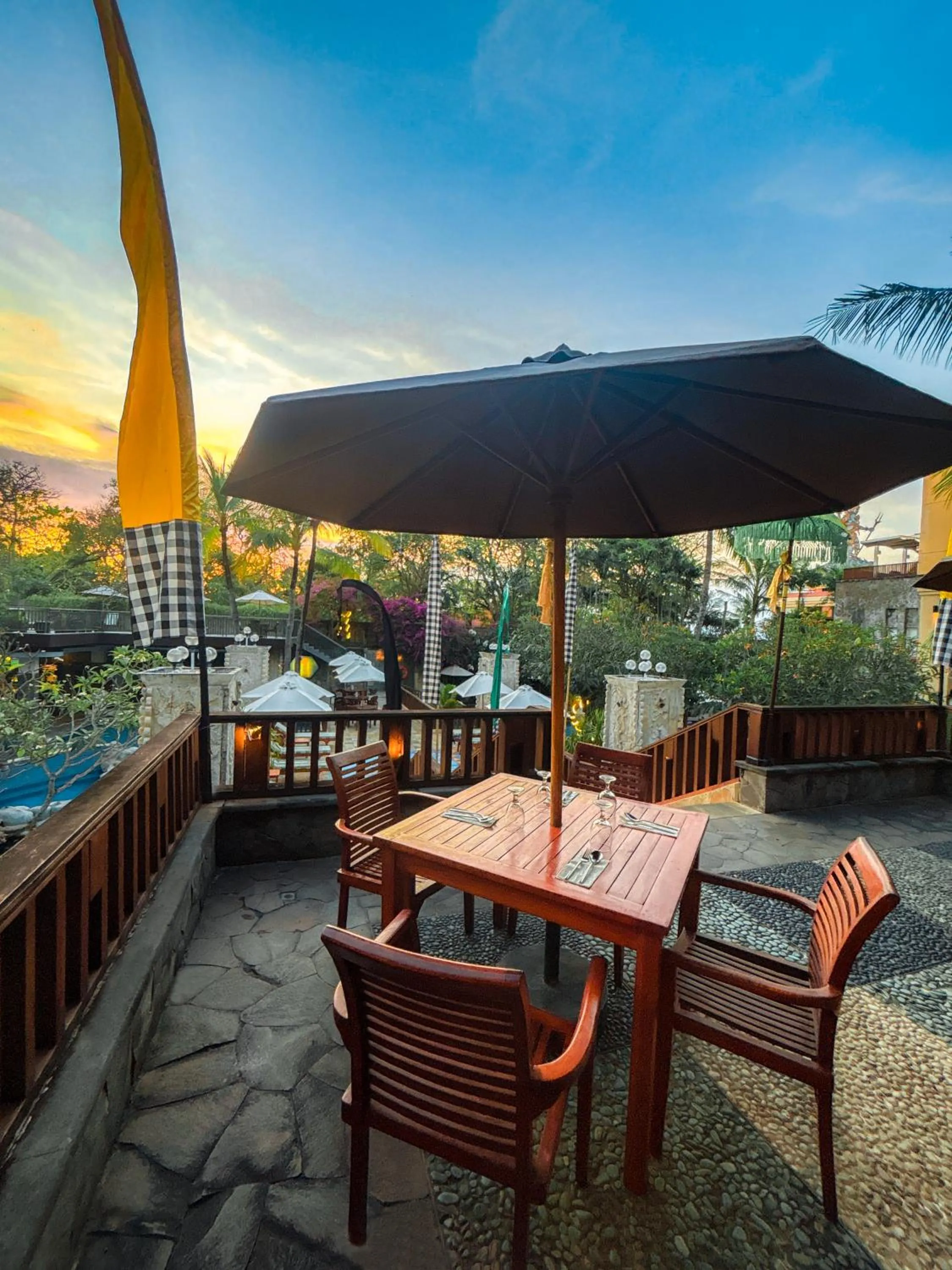 Seating area in Kuta Paradiso Hotel