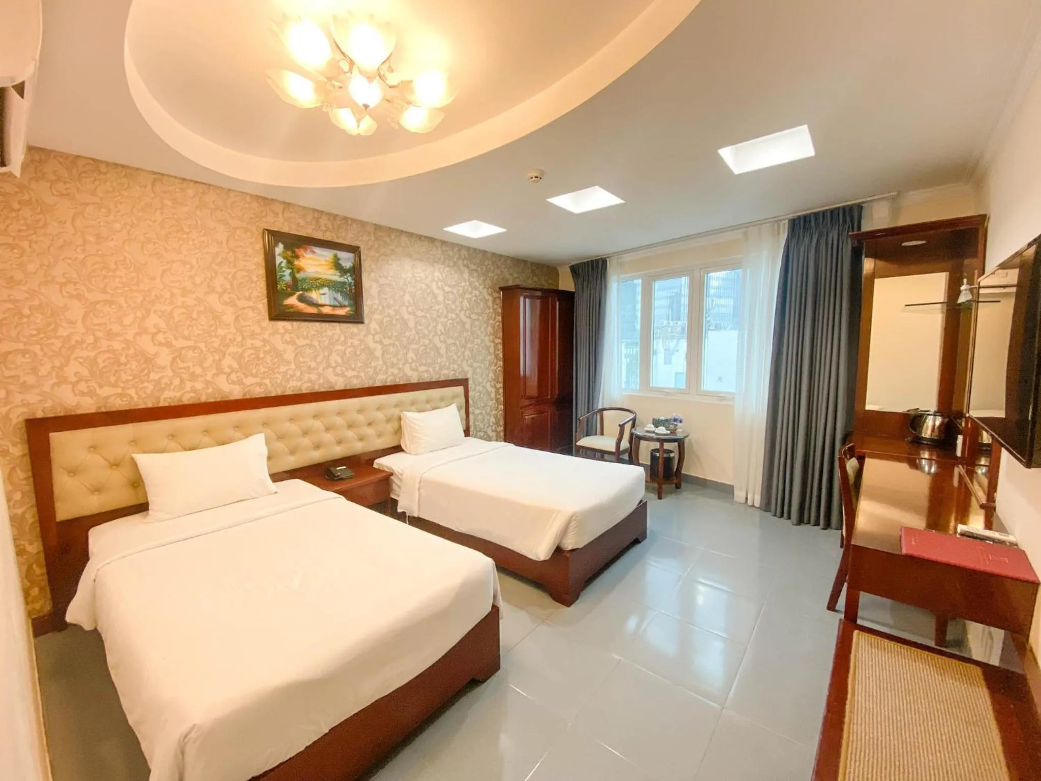 Bedroom, Bed in Bon Ami Hotel - Thiên Xuân Hotel