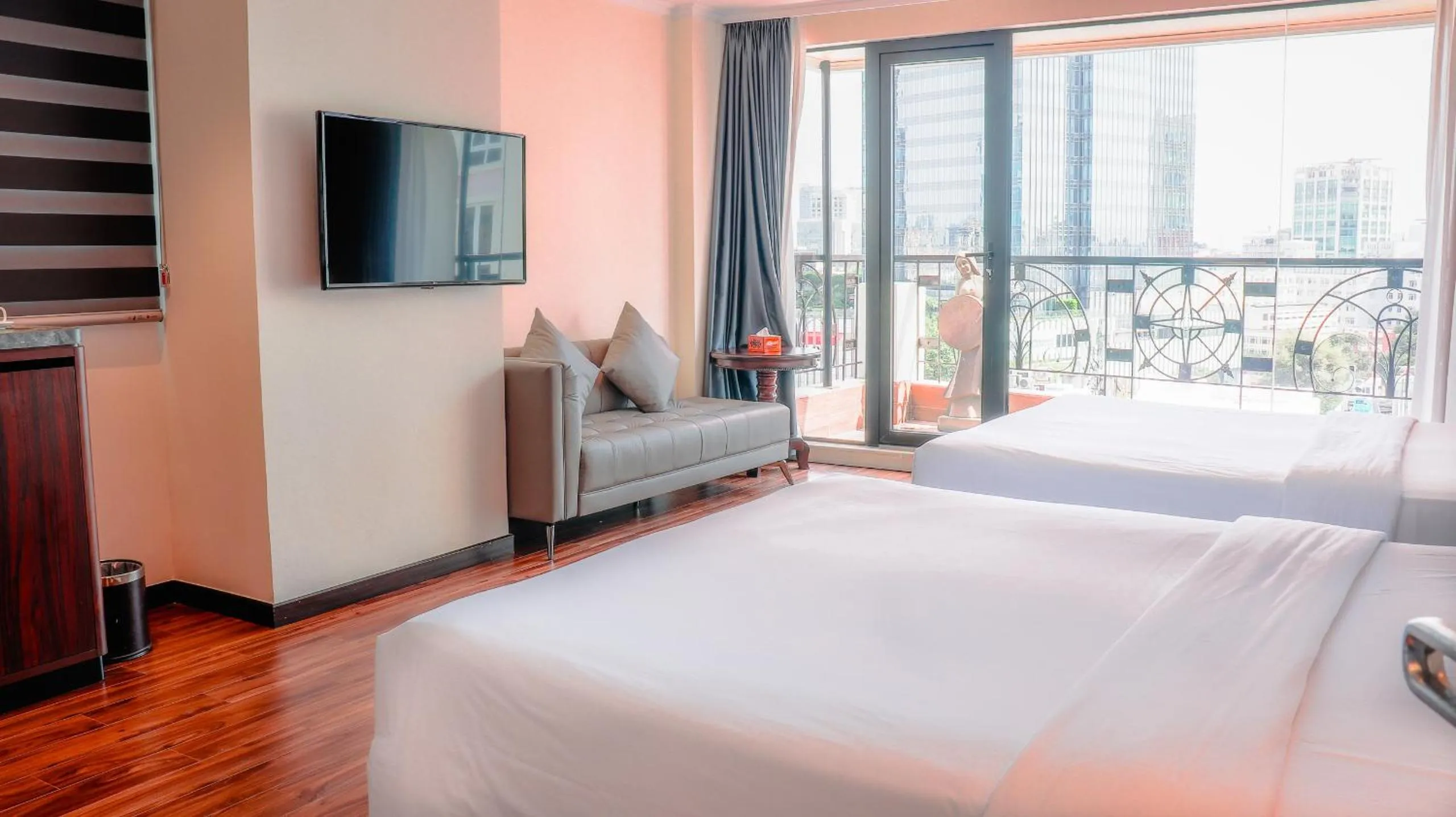 Bed in Bon Ami Hotel - Thiên Xuân Hotel