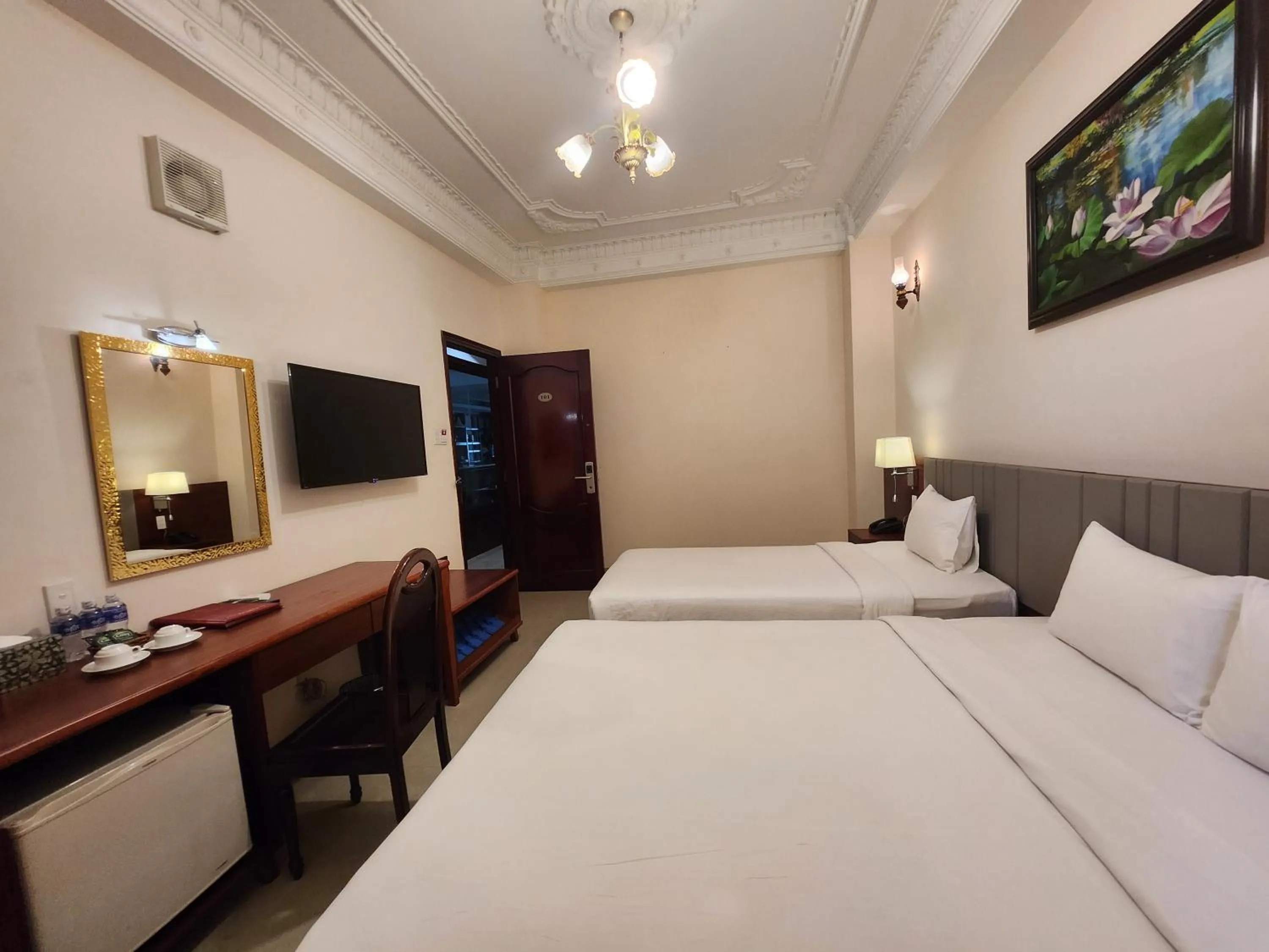 Bed in Bon Ami Hotel - Thiên Xuân Hotel