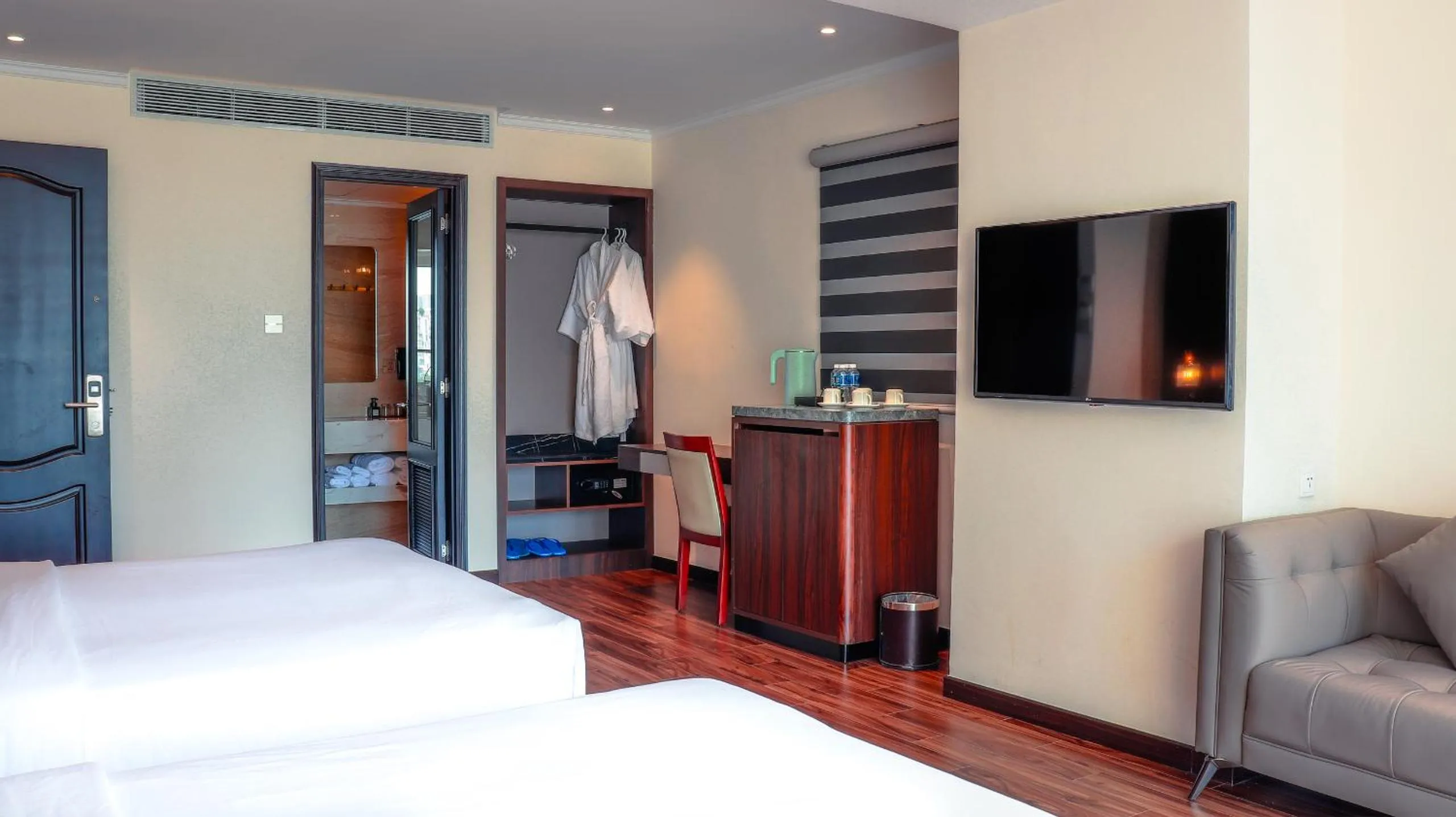 Bed in Bon Ami Hotel - Thiên Xuân Hotel