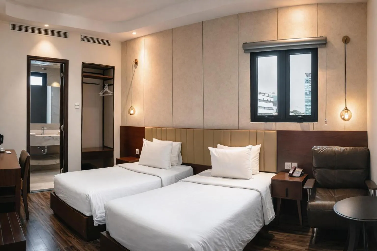 Bed in Bon Ami Hotel - Thiên Xuân Hotel