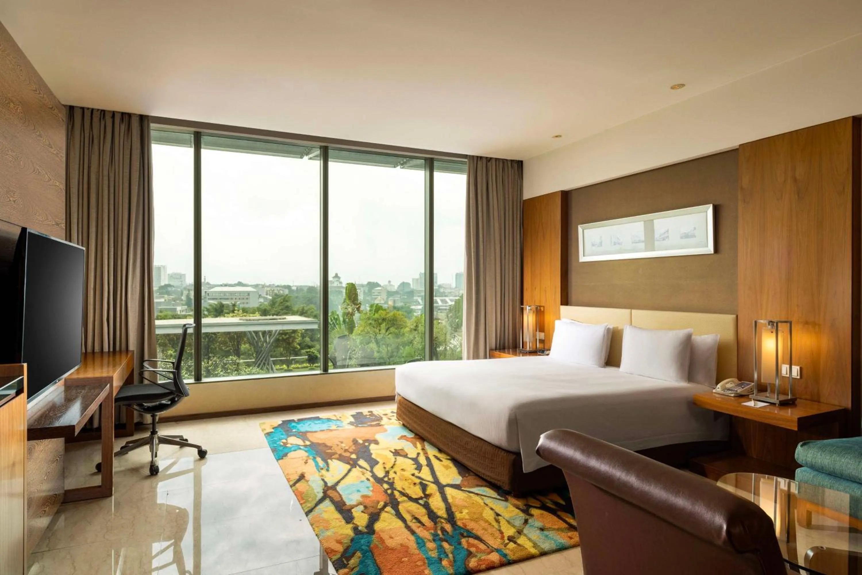 Bed in Hilton Bandung