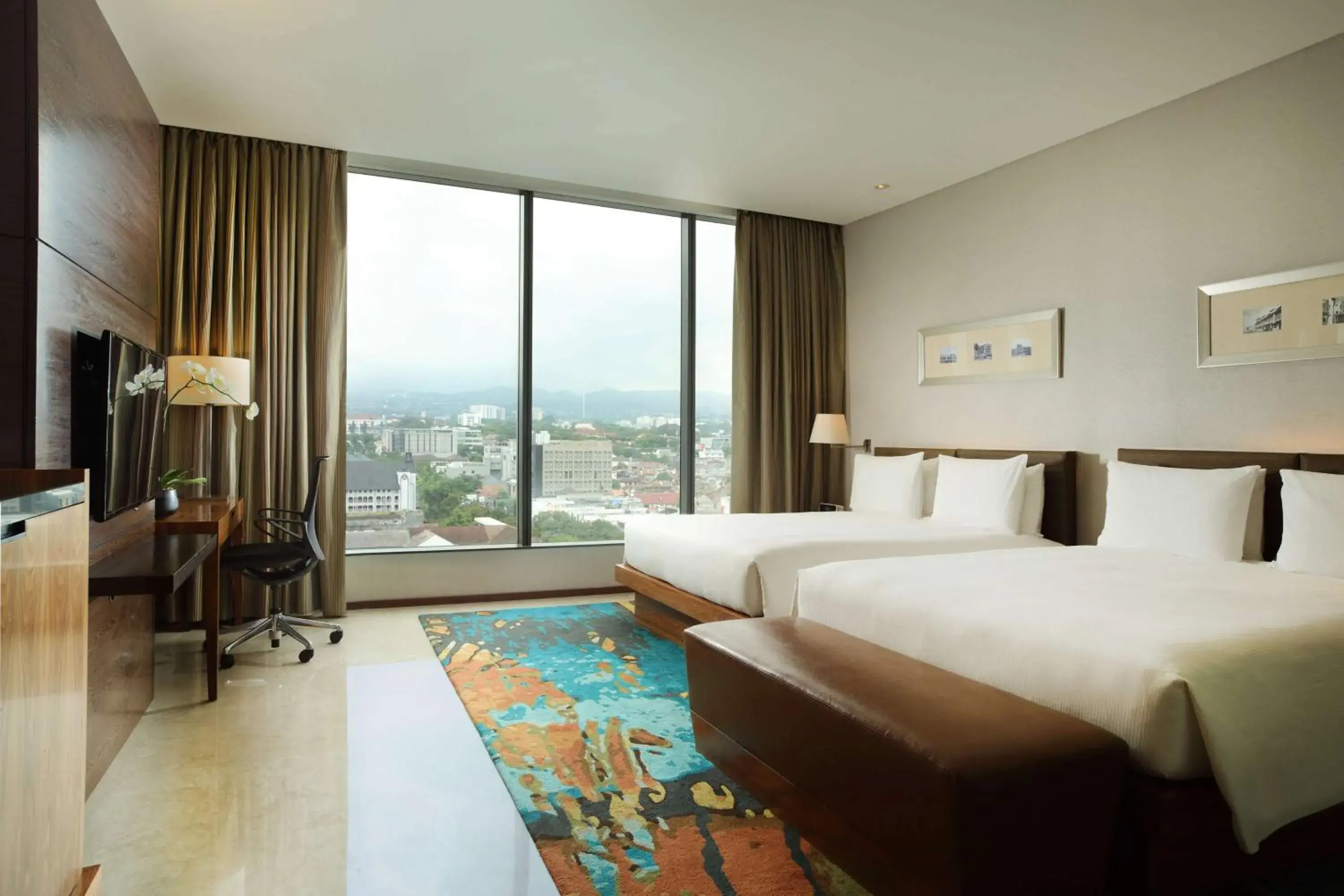 2 Queen Premium Room in Hilton Bandung 2 Queen Premium Room in Hilton Bandung