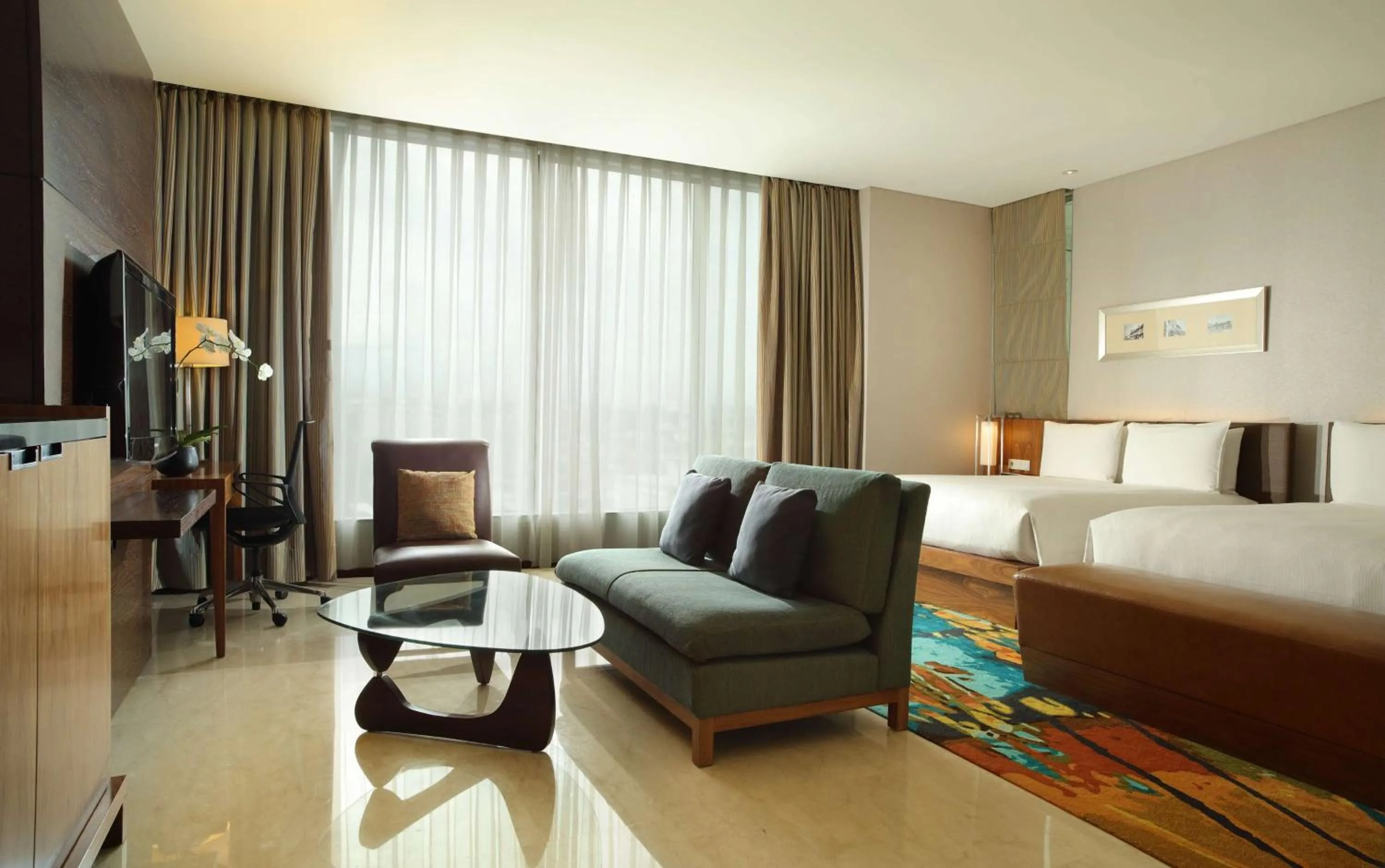 Bedroom, Bed in Hilton Bandung