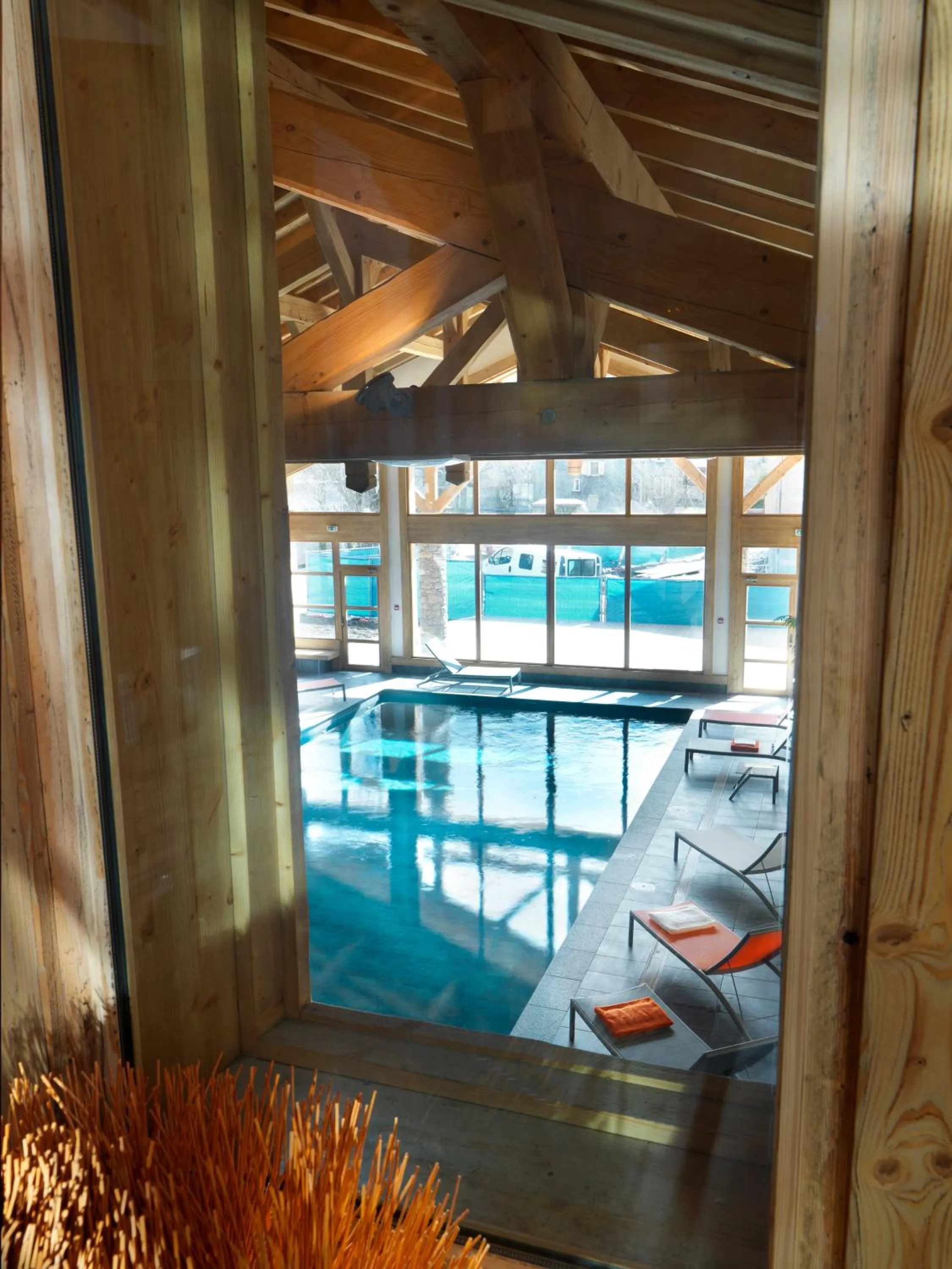 Swimming pool in CGH Résidences & Spas La Reine des Prés