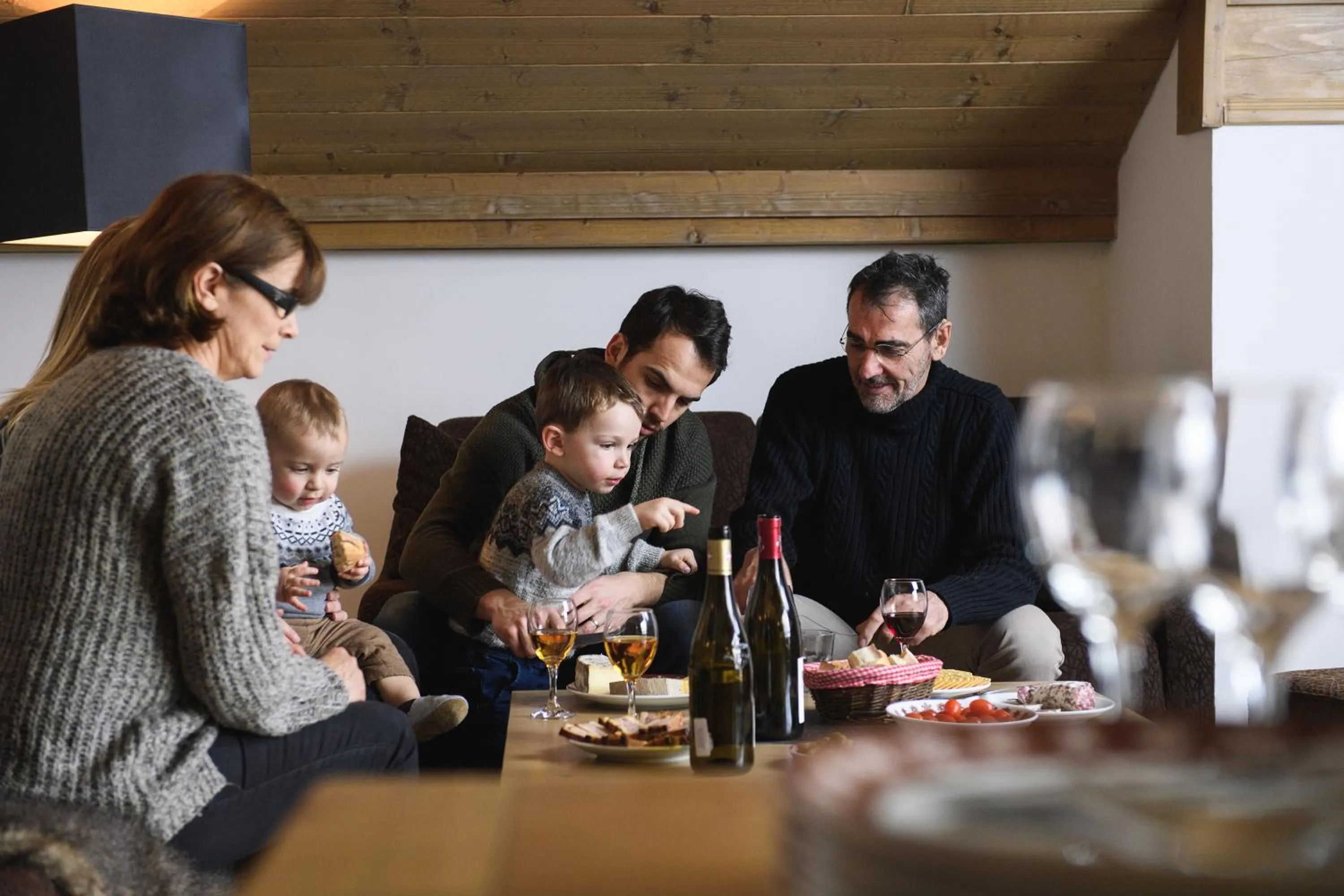 Living room in CGH Résidences & Spas La Reine des Prés