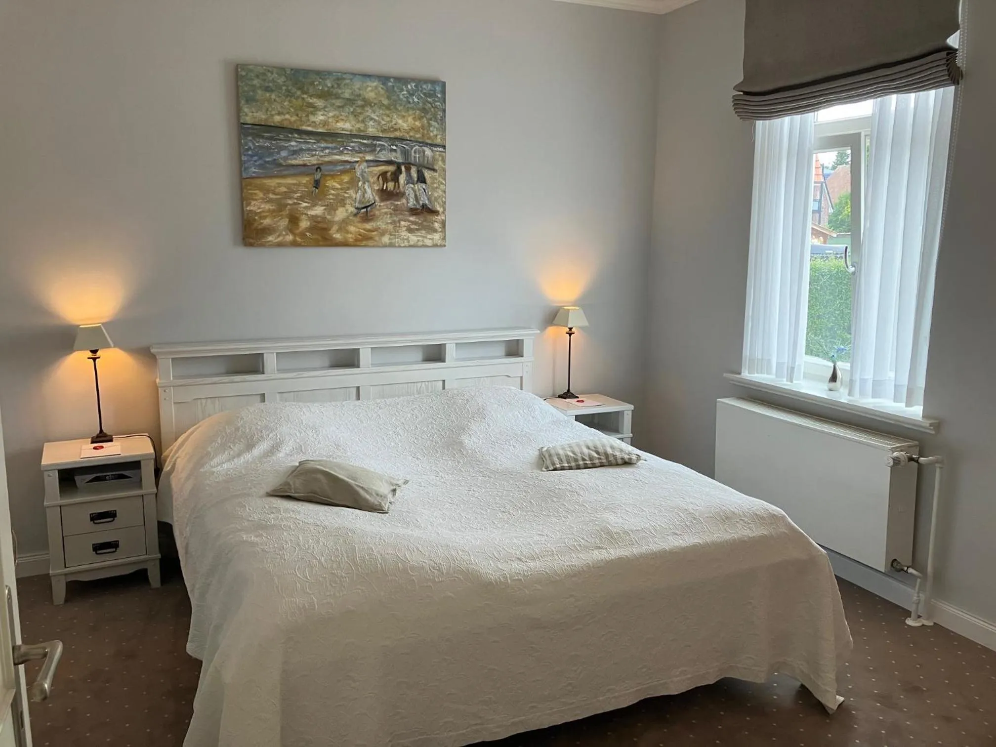 Photo of the whole room, Bed in Hotel Seemöwe