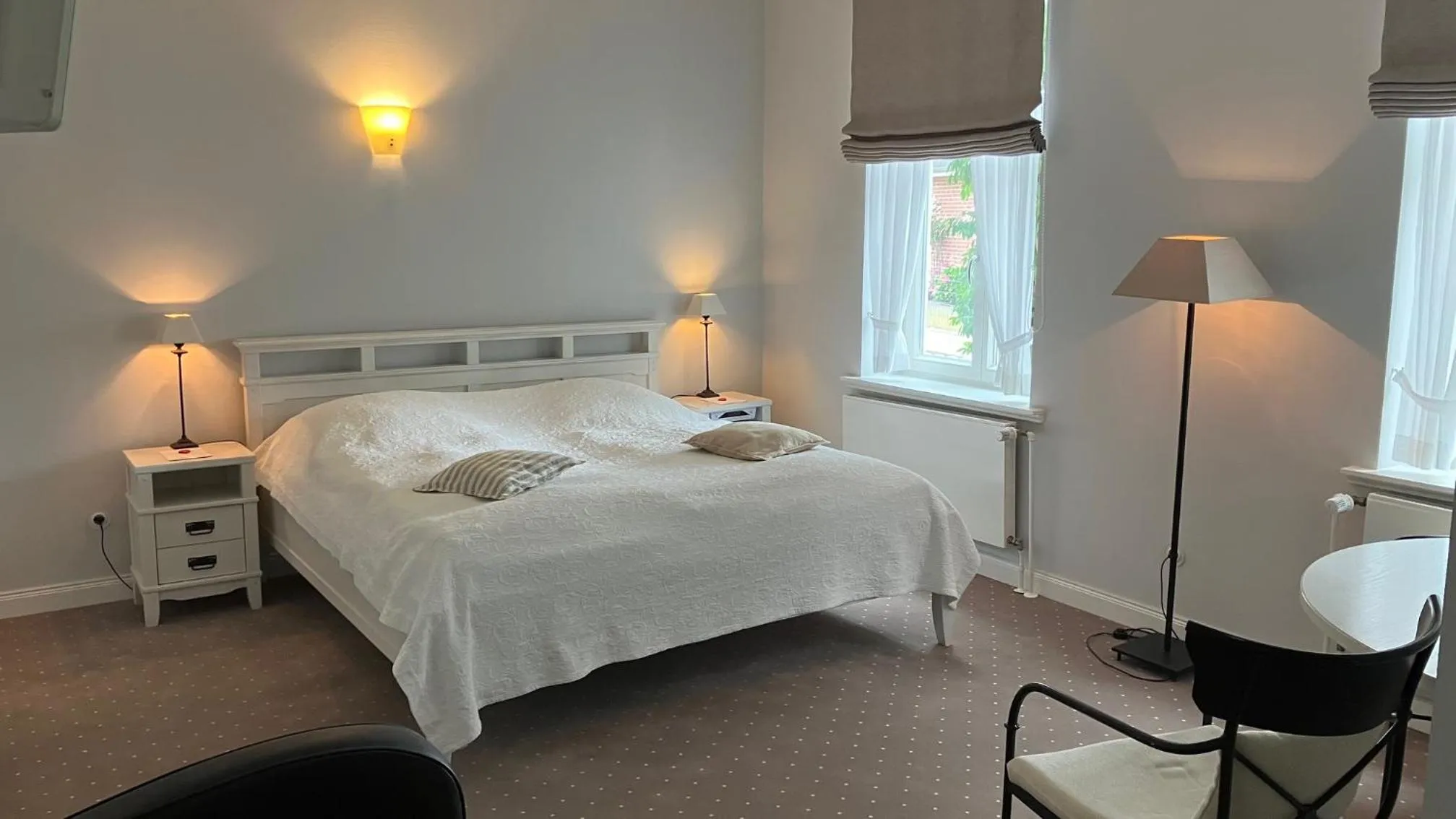 Bed in Hotel Seemöwe