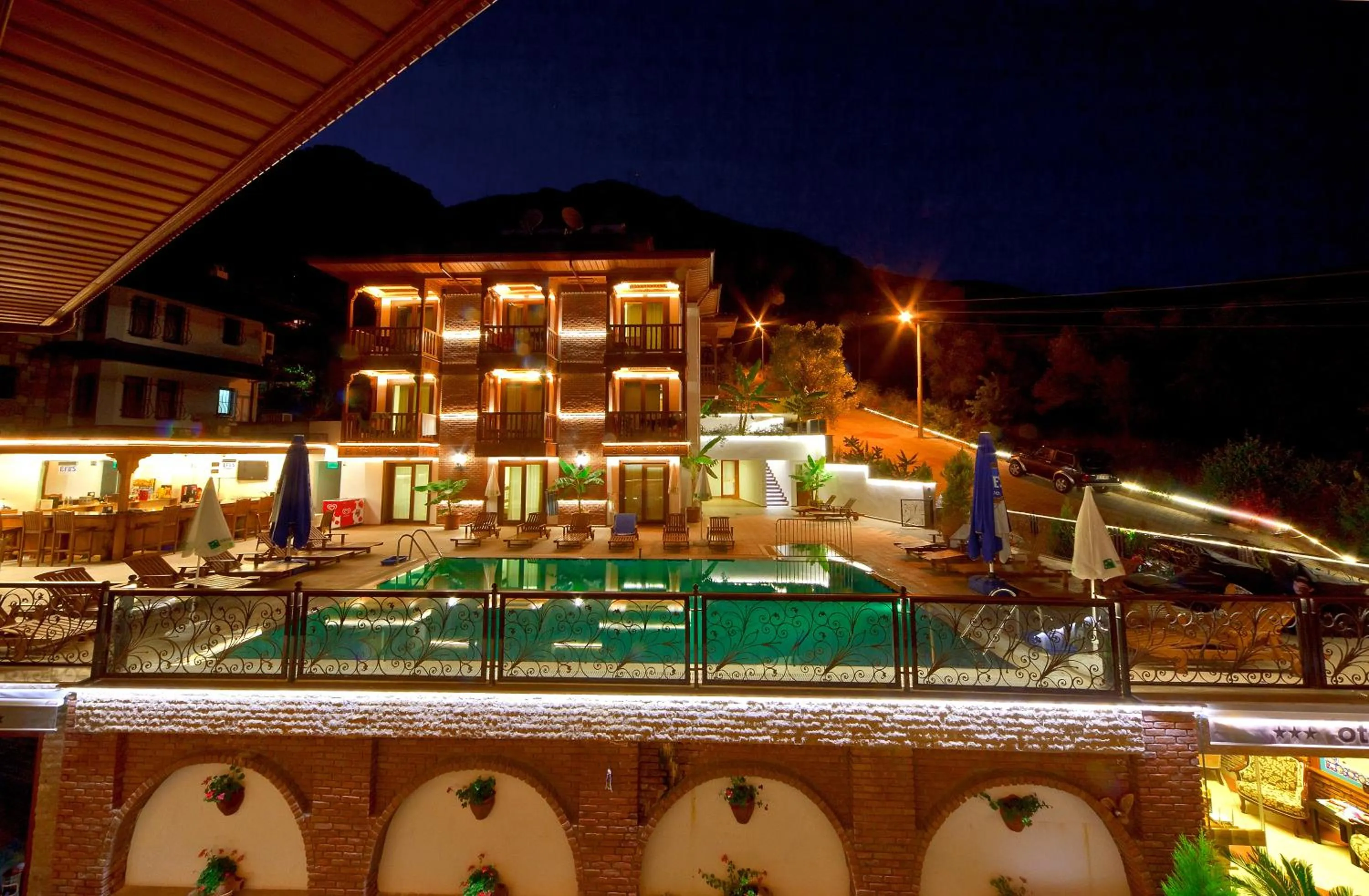 Decorative detail in Hotel Azmakhan