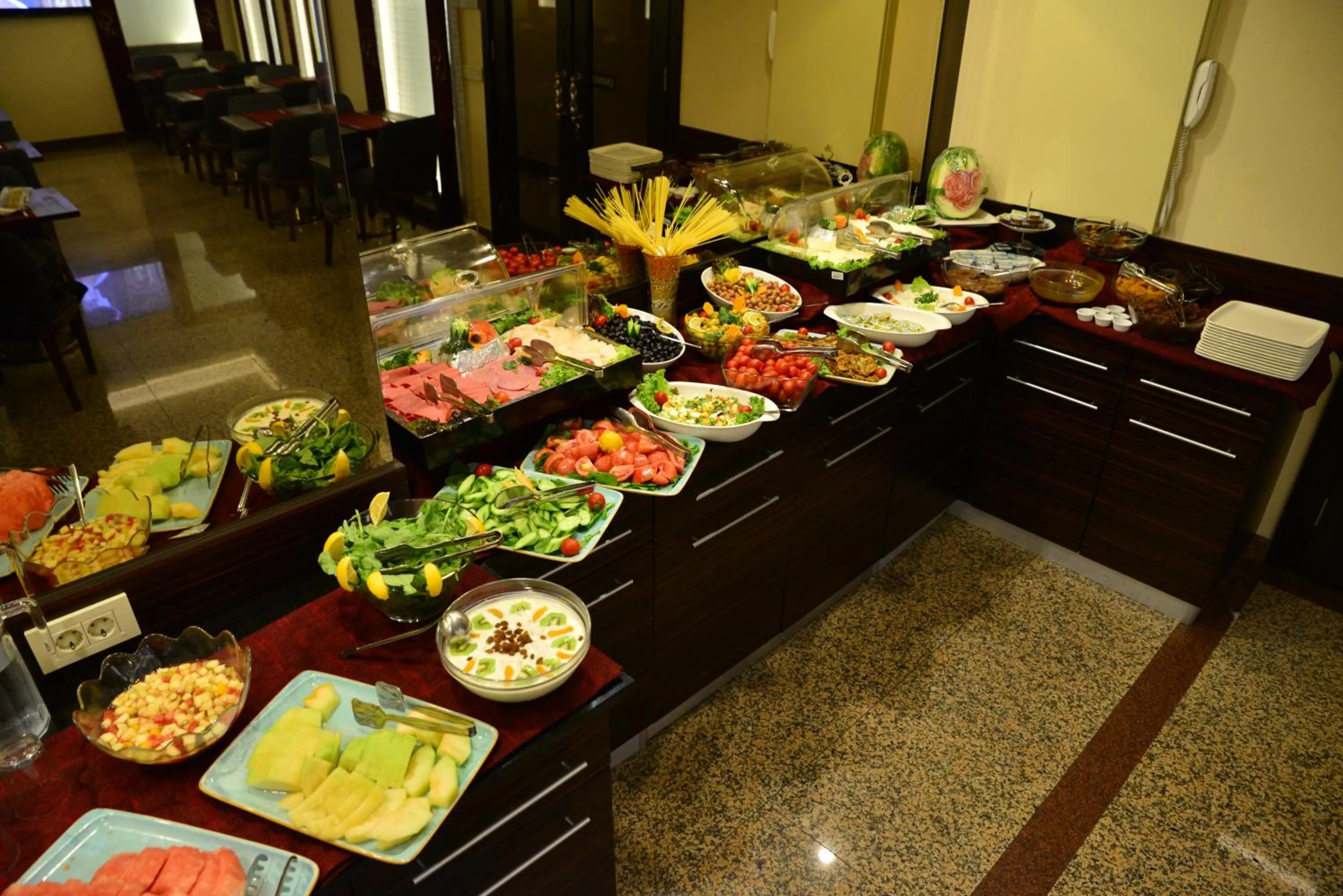 Buffet breakfast in Golden Siyav Hotel