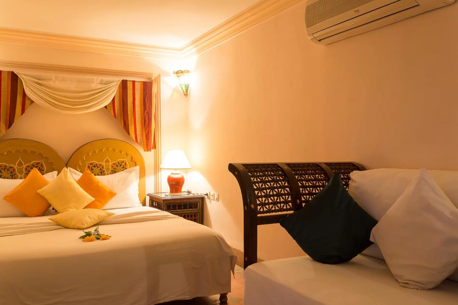 Bedroom, Bed in Riad Amina