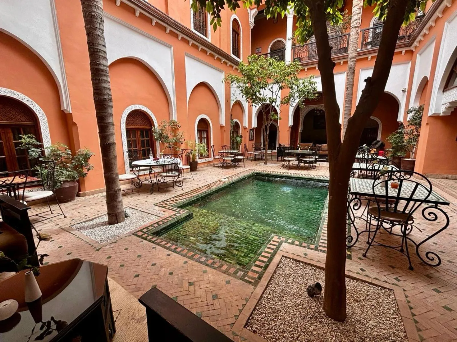 Swimming pool in Riad Amina