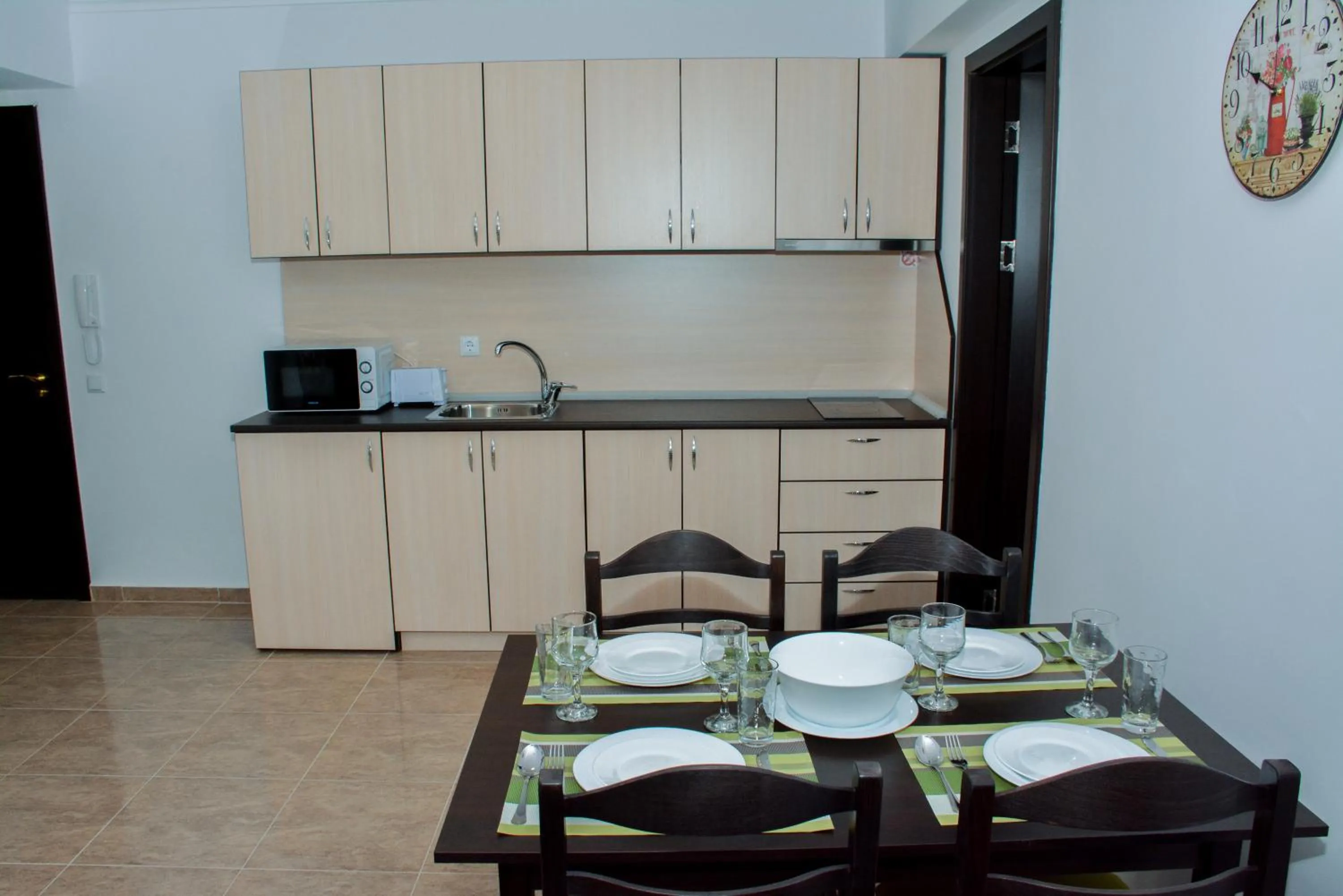 Kitchen or kitchenette in OLYMP Apart-Complex
